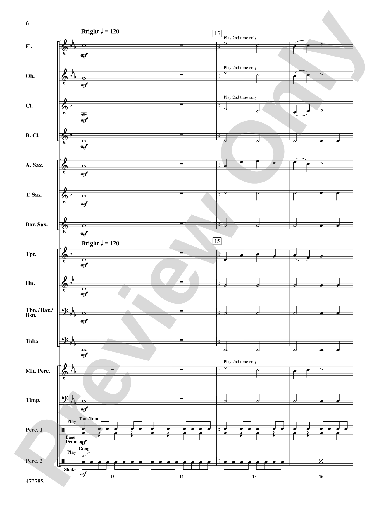 Valley of the Moon: Concert Band Conductor Score & Parts
