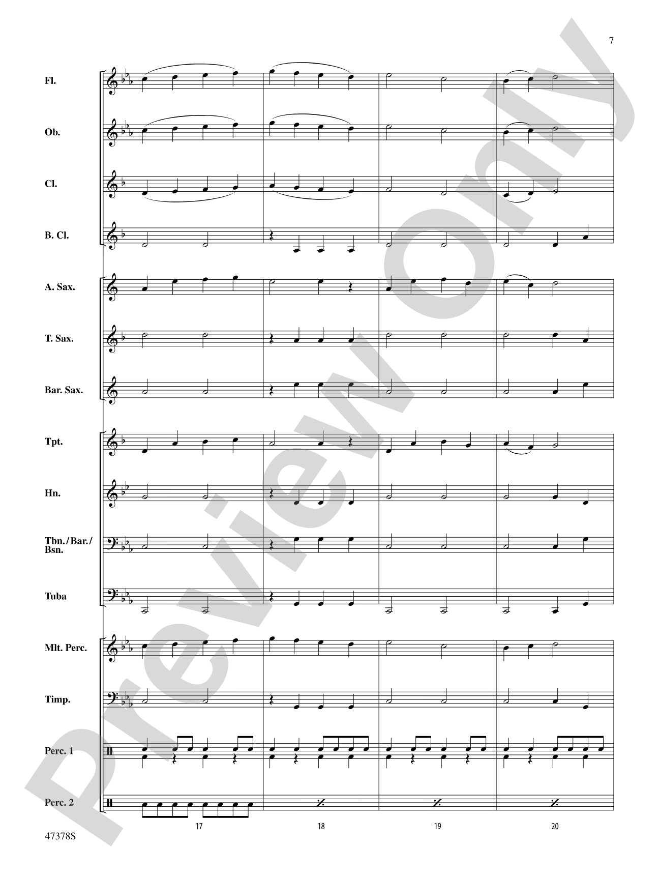 Valley of the Moon: Concert Band Conductor Score & Parts