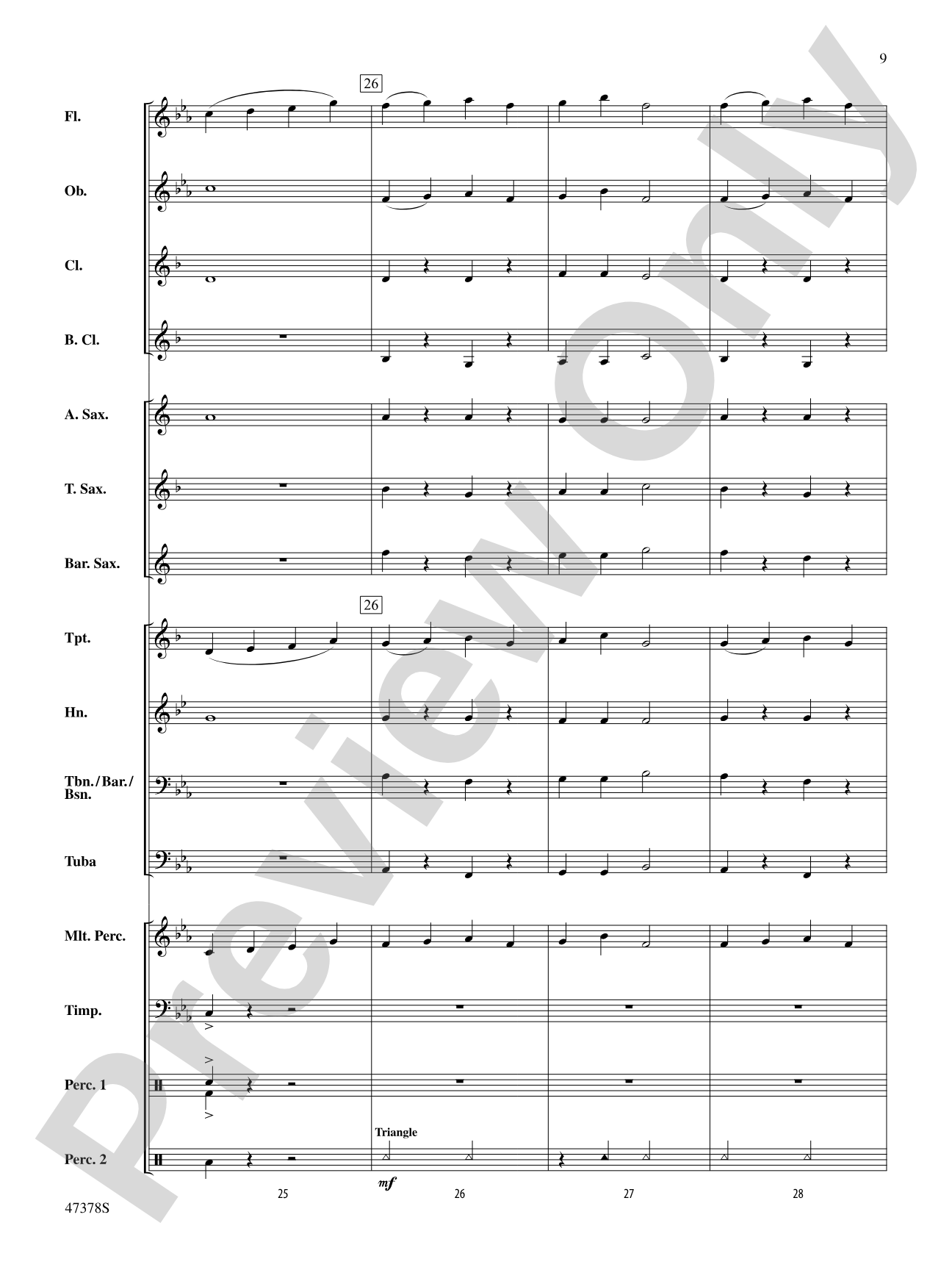 Valley of the Moon: Concert Band Conductor Score & Parts