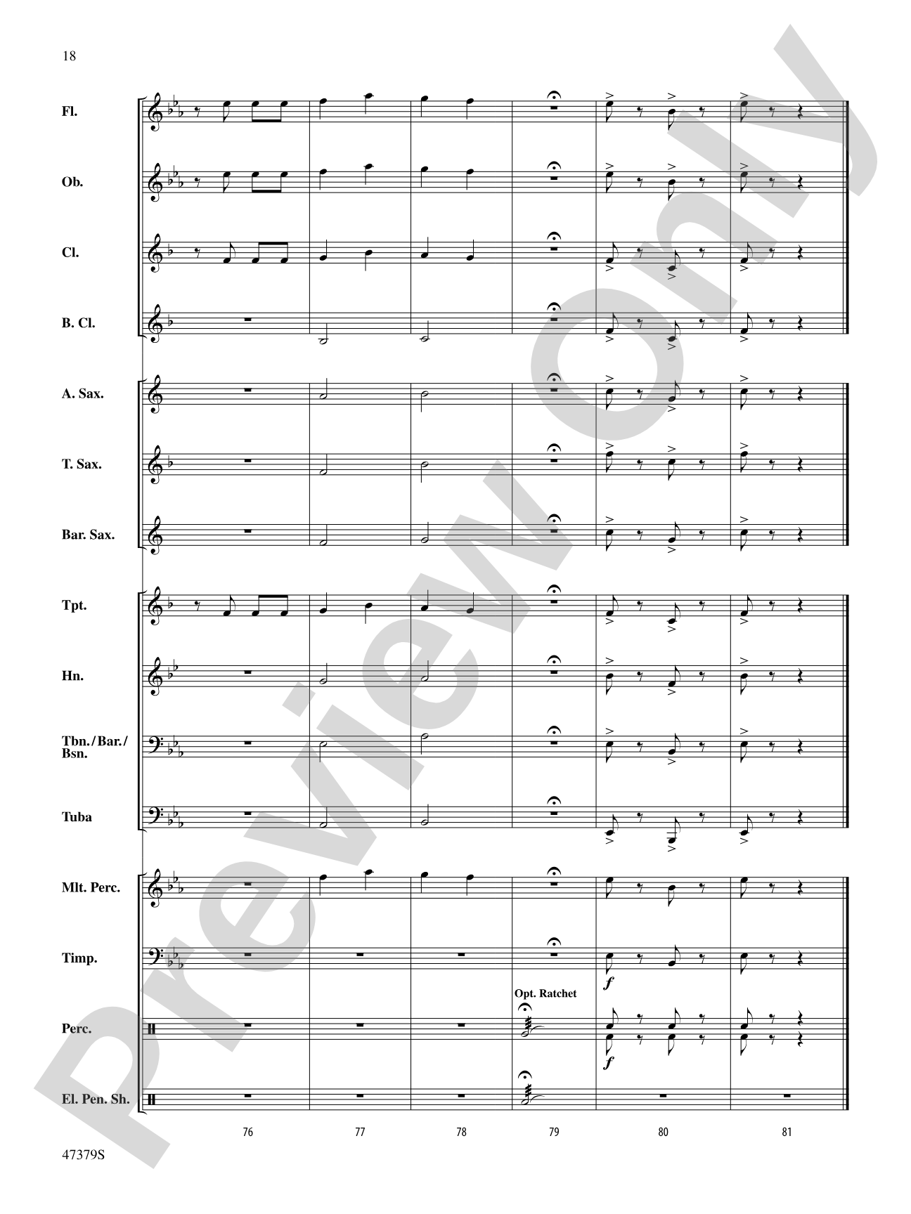 Revenge of the Electric Pencil Sharpeners: Concert Band Conductor Score & Parts