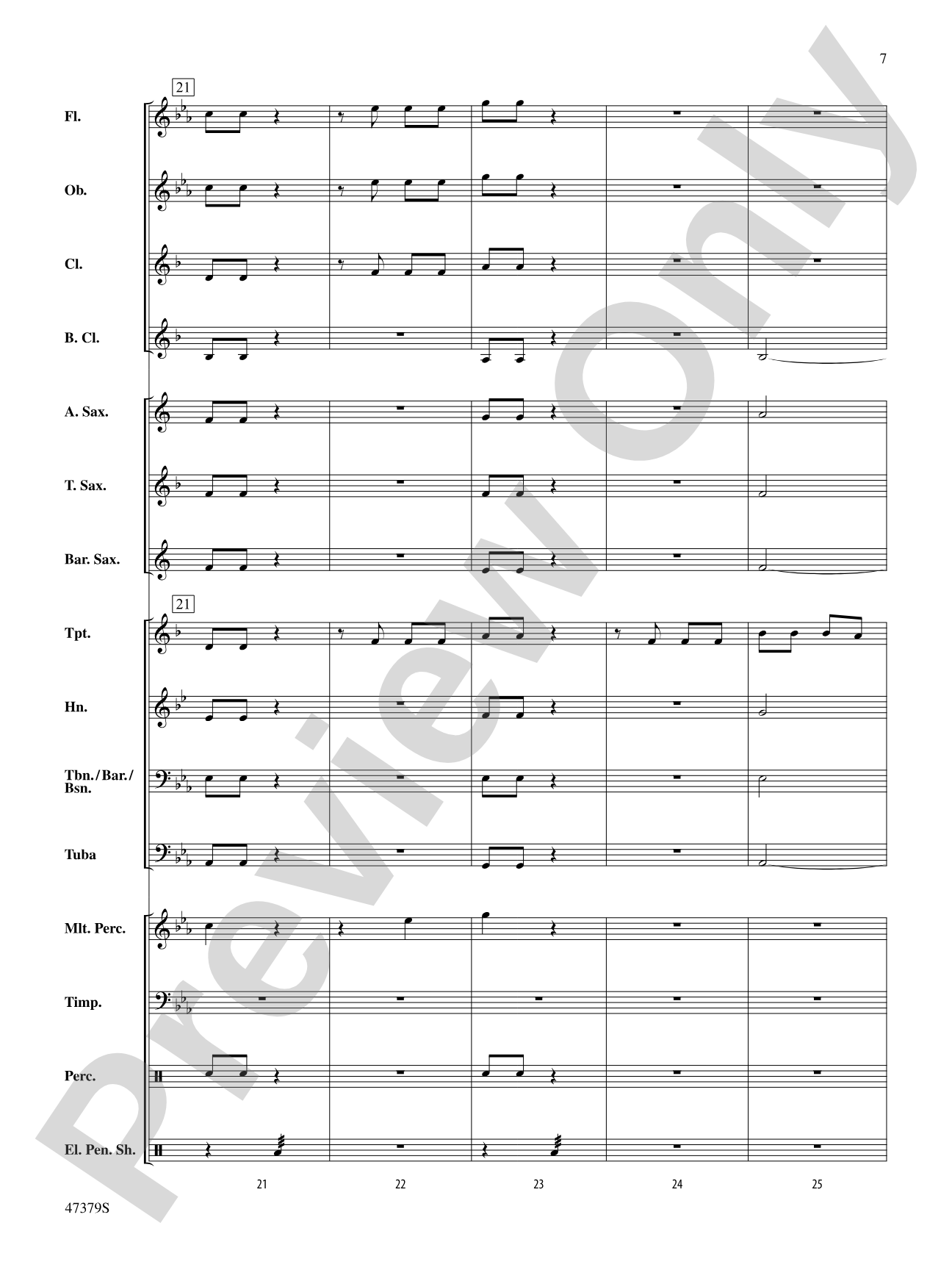 Revenge of the Electric Pencil Sharpeners: Concert Band Conductor Score & Parts