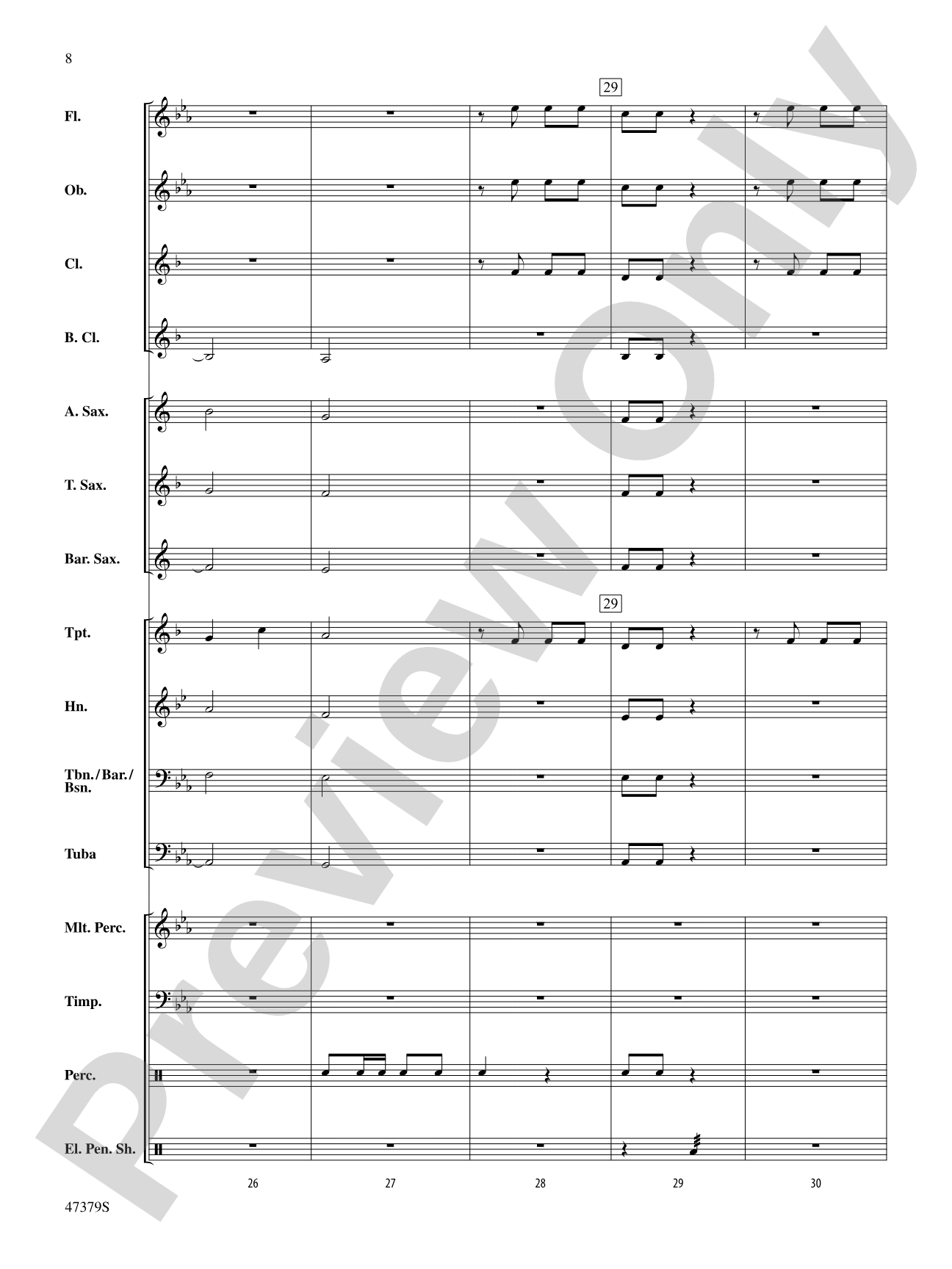 Revenge of the Electric Pencil Sharpeners: Concert Band Conductor Score & Parts