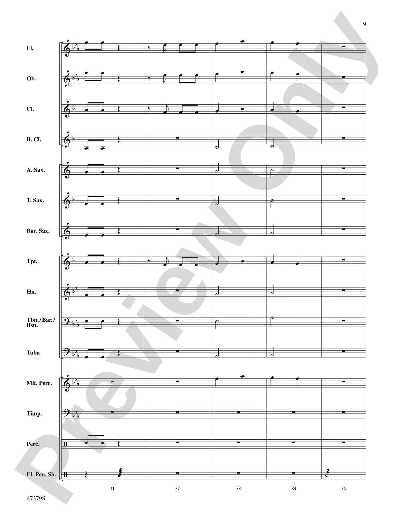 Revenge of the Electric Pencil Sharpeners: Concert Band Conductor Score & Parts