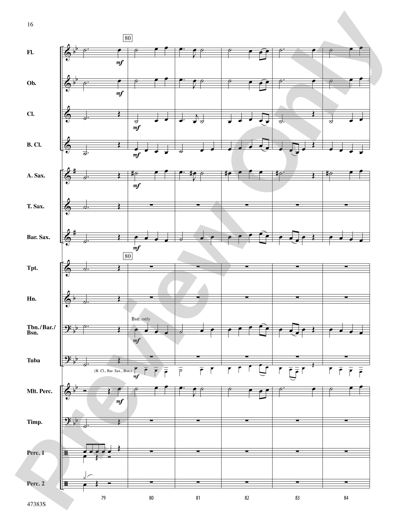 Themes from The New World: Concert Band Conductor Score & Parts