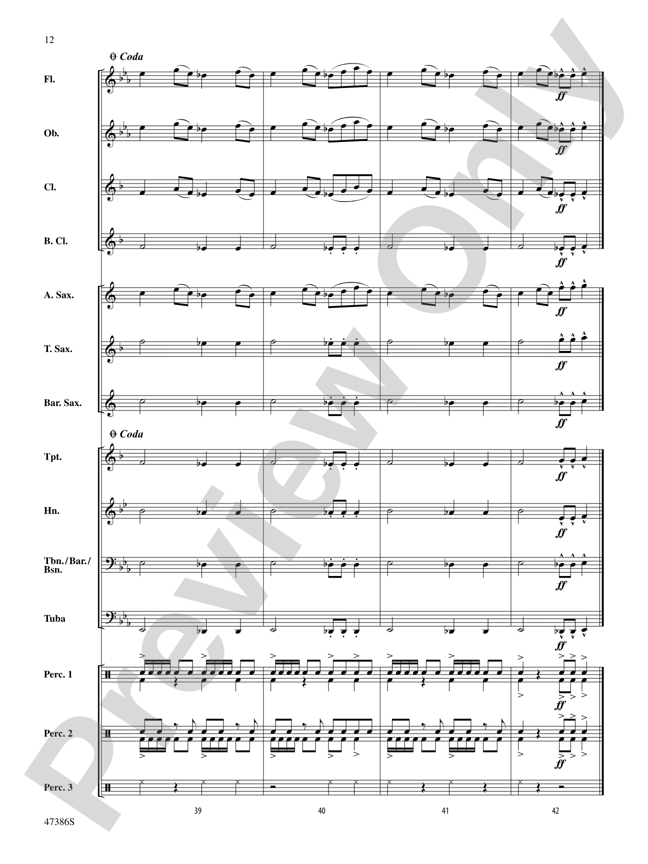 Junkanoo: Concert Band Conductor Score & Parts