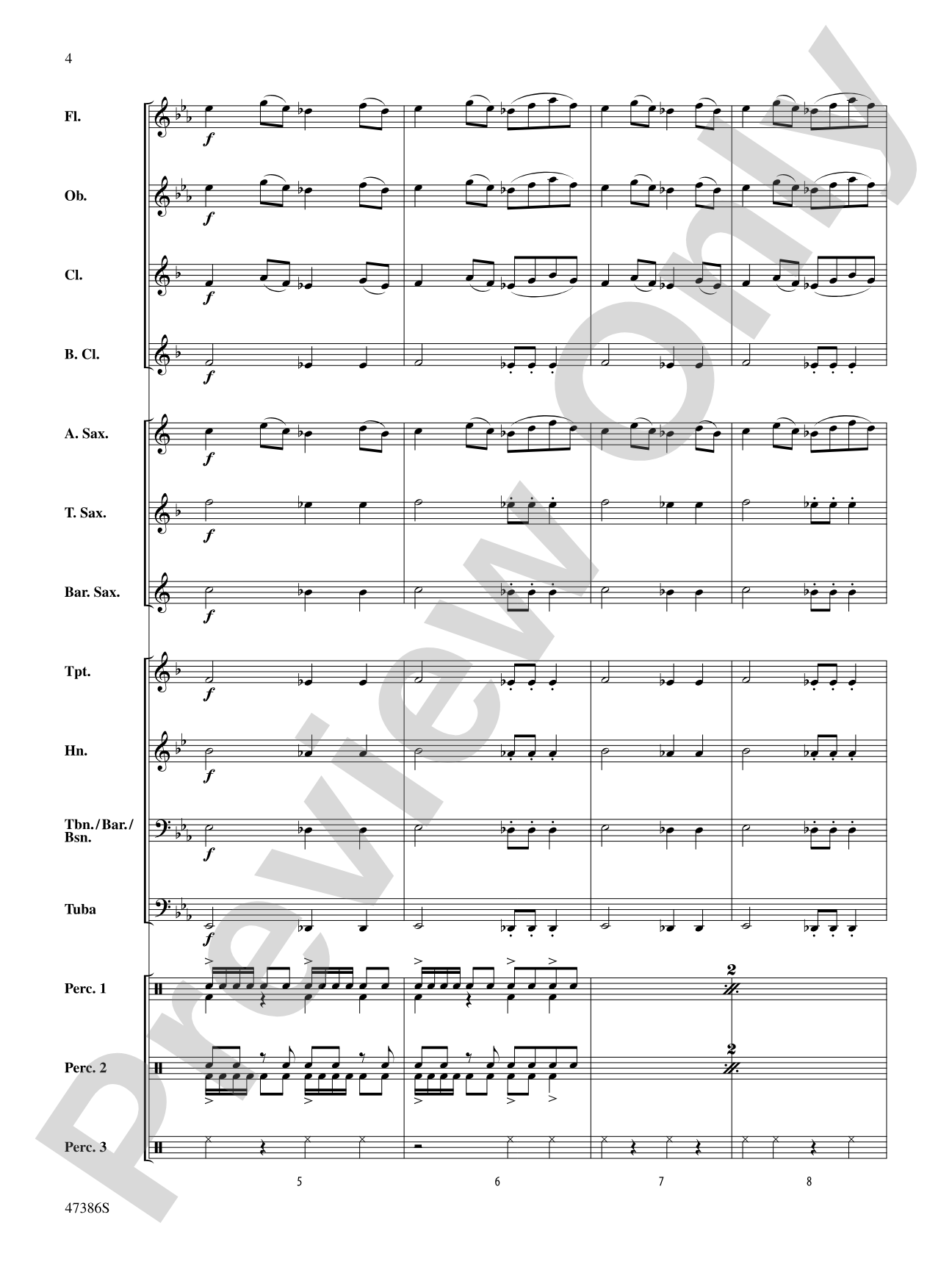 Junkanoo: Concert Band Conductor Score & Parts