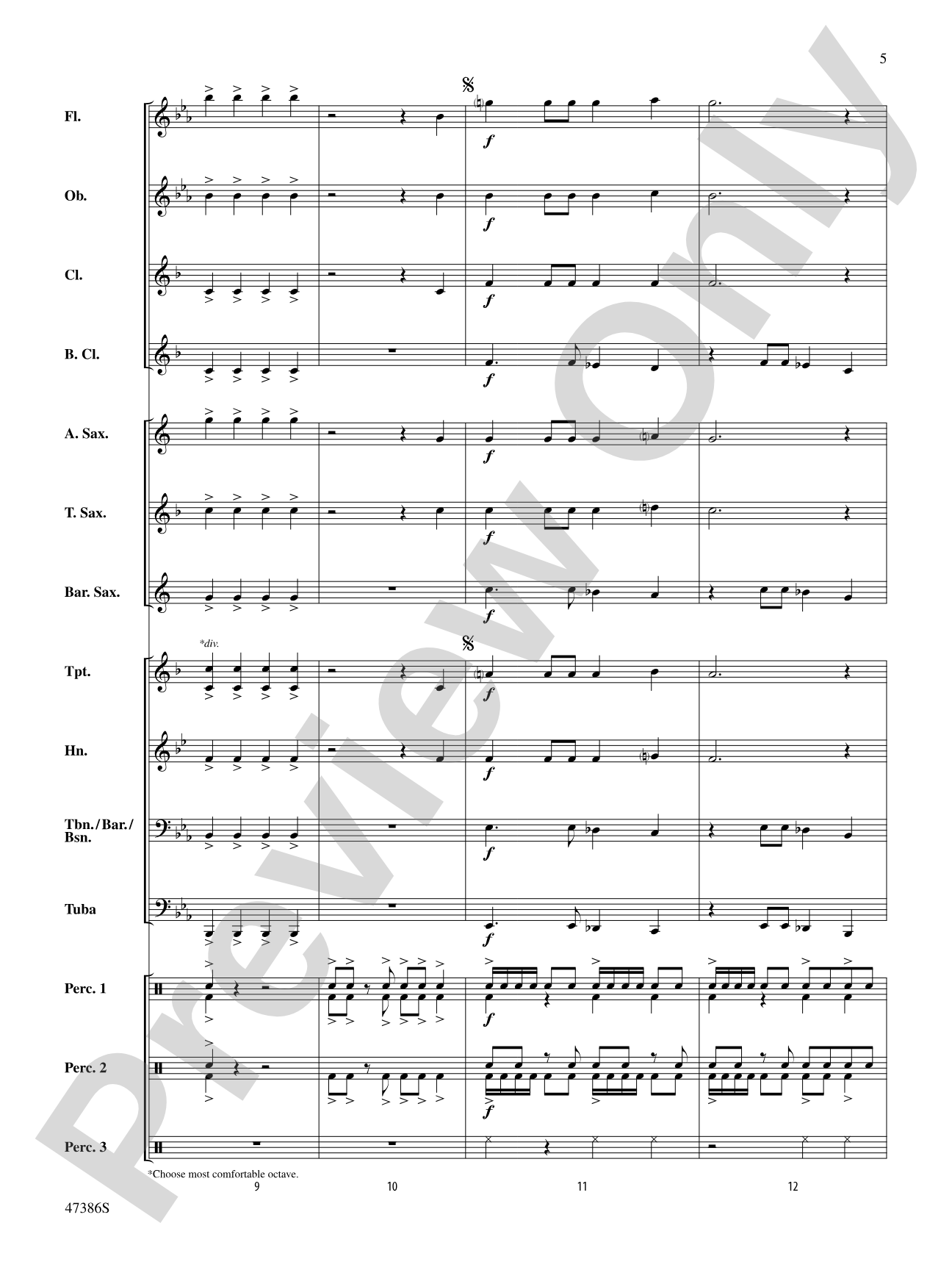 Junkanoo: Concert Band Conductor Score & Parts