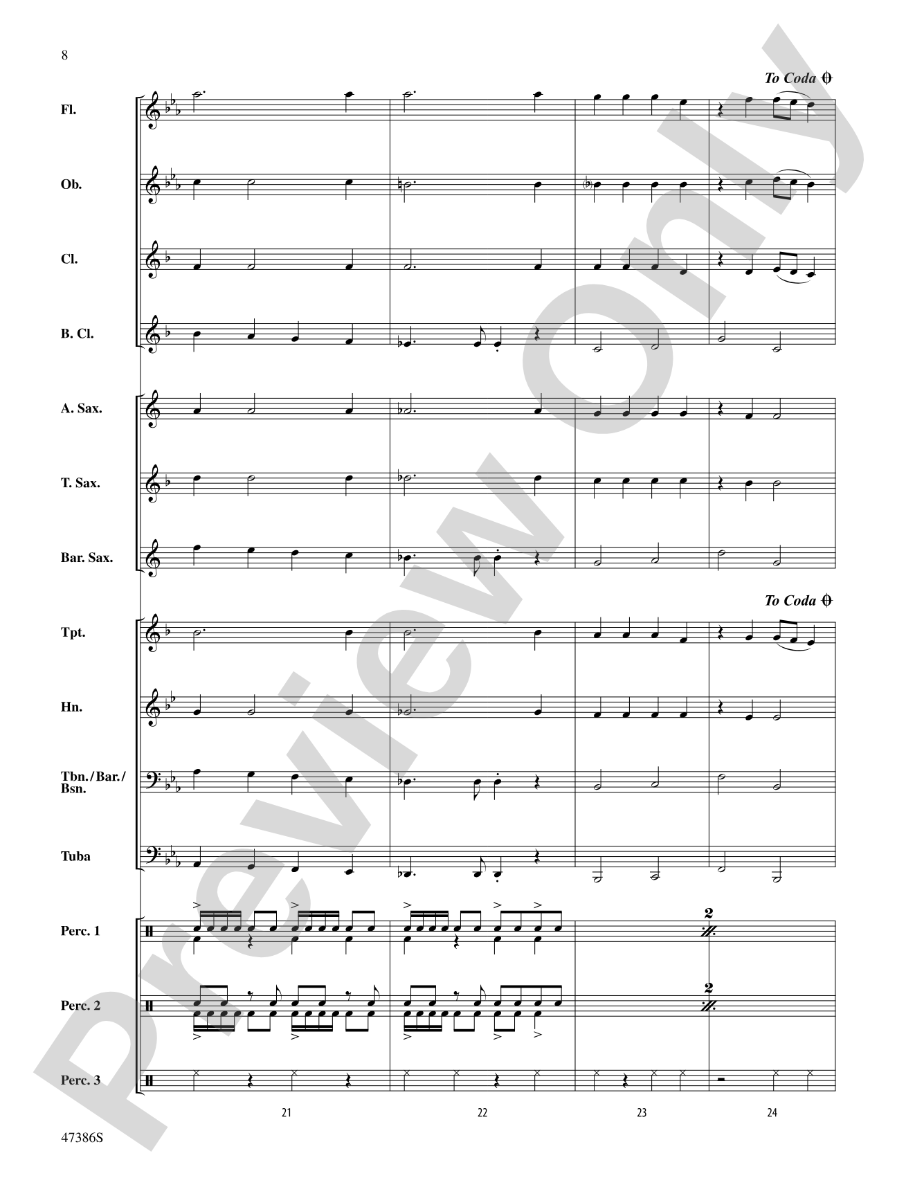 Junkanoo: Concert Band Conductor Score & Parts