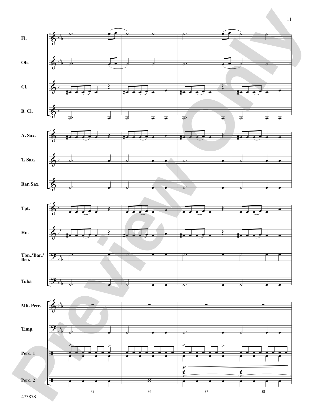 Pandemonium: Concert Band Conductor Score & Parts