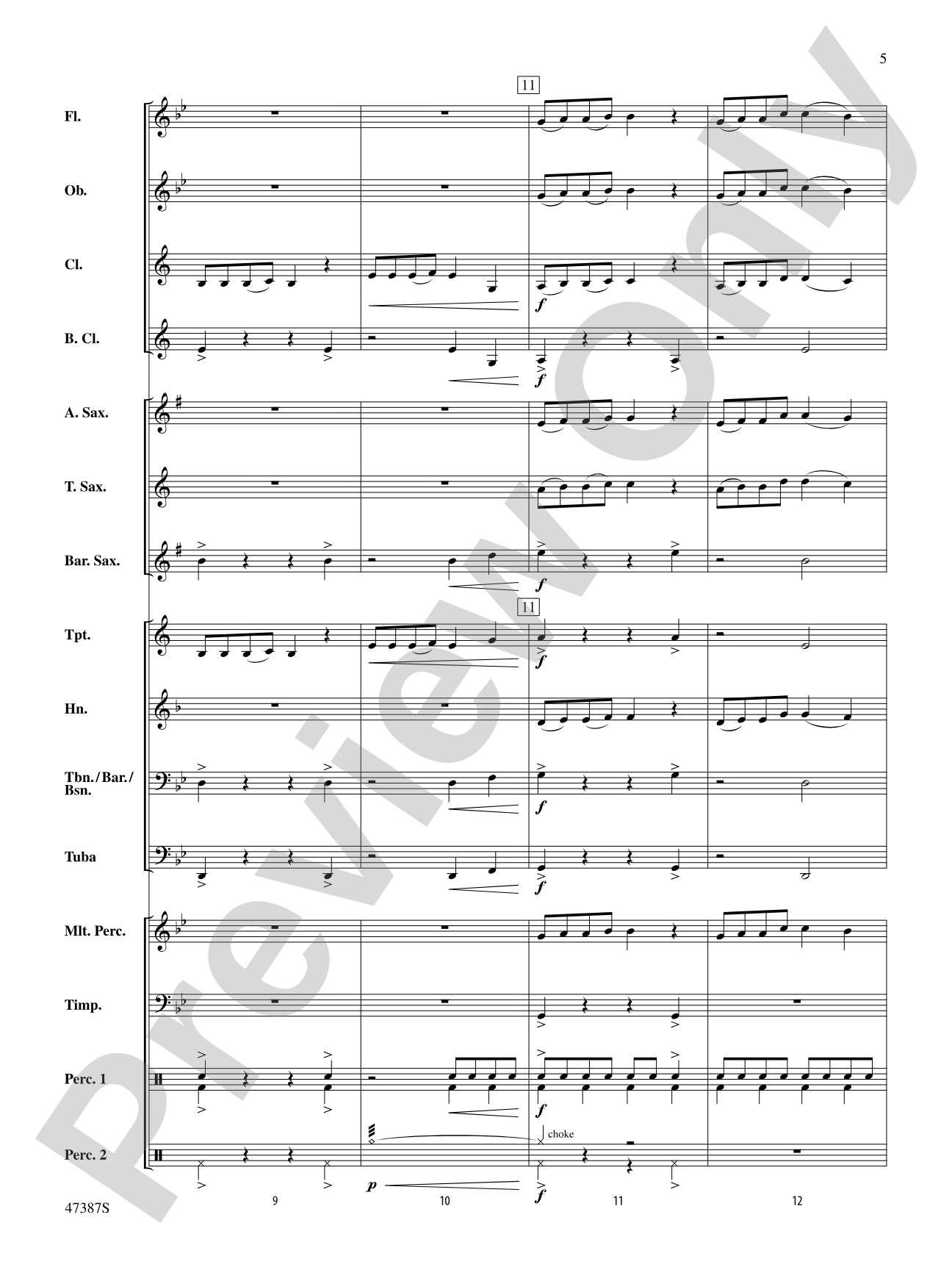 Pandemonium: Concert Band Conductor Score & Parts