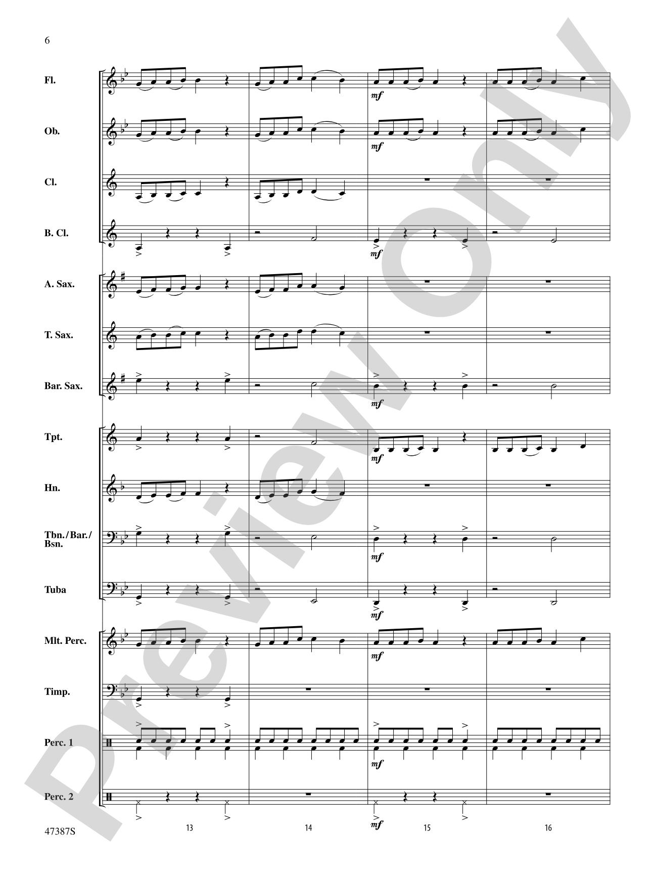 Pandemonium: Concert Band Conductor Score & Parts