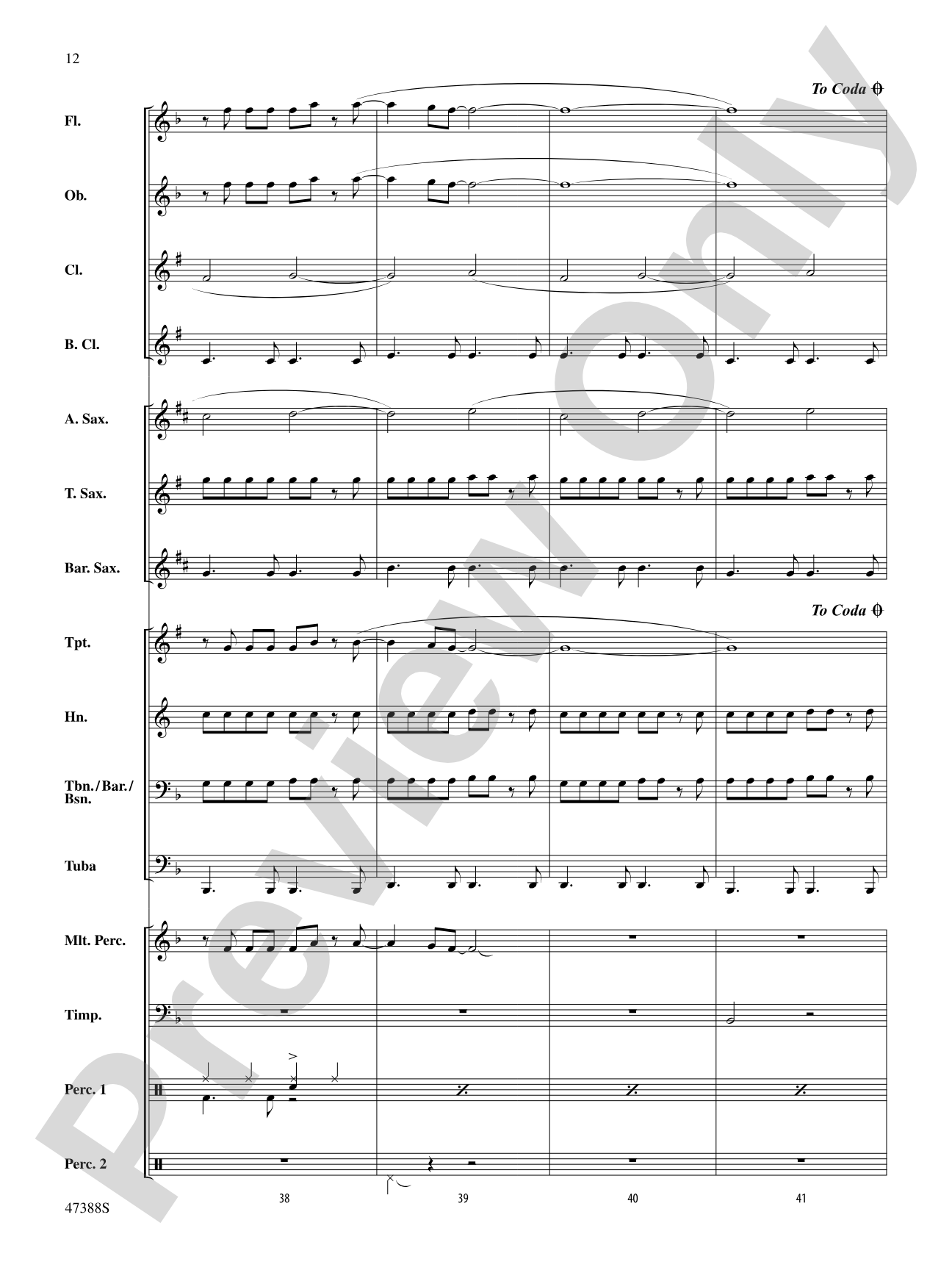 In My Blood: Concert Band Conductor Score & Parts