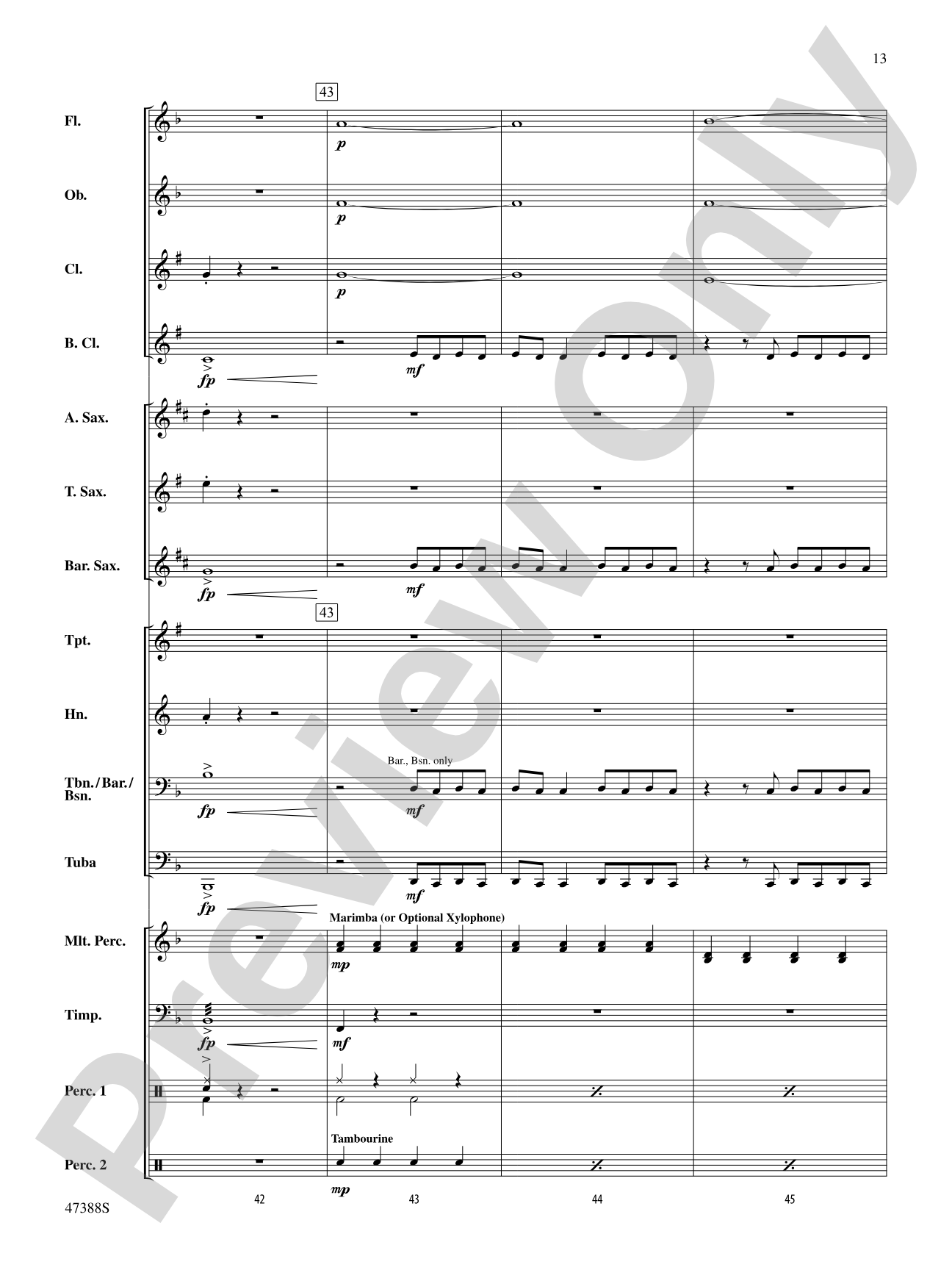 In My Blood: Concert Band Conductor Score & Parts