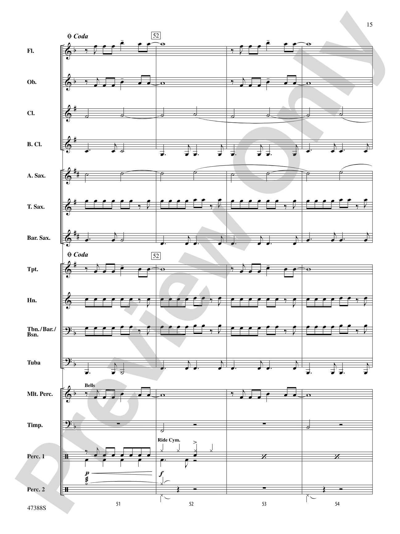In My Blood: Concert Band Conductor Score & Parts