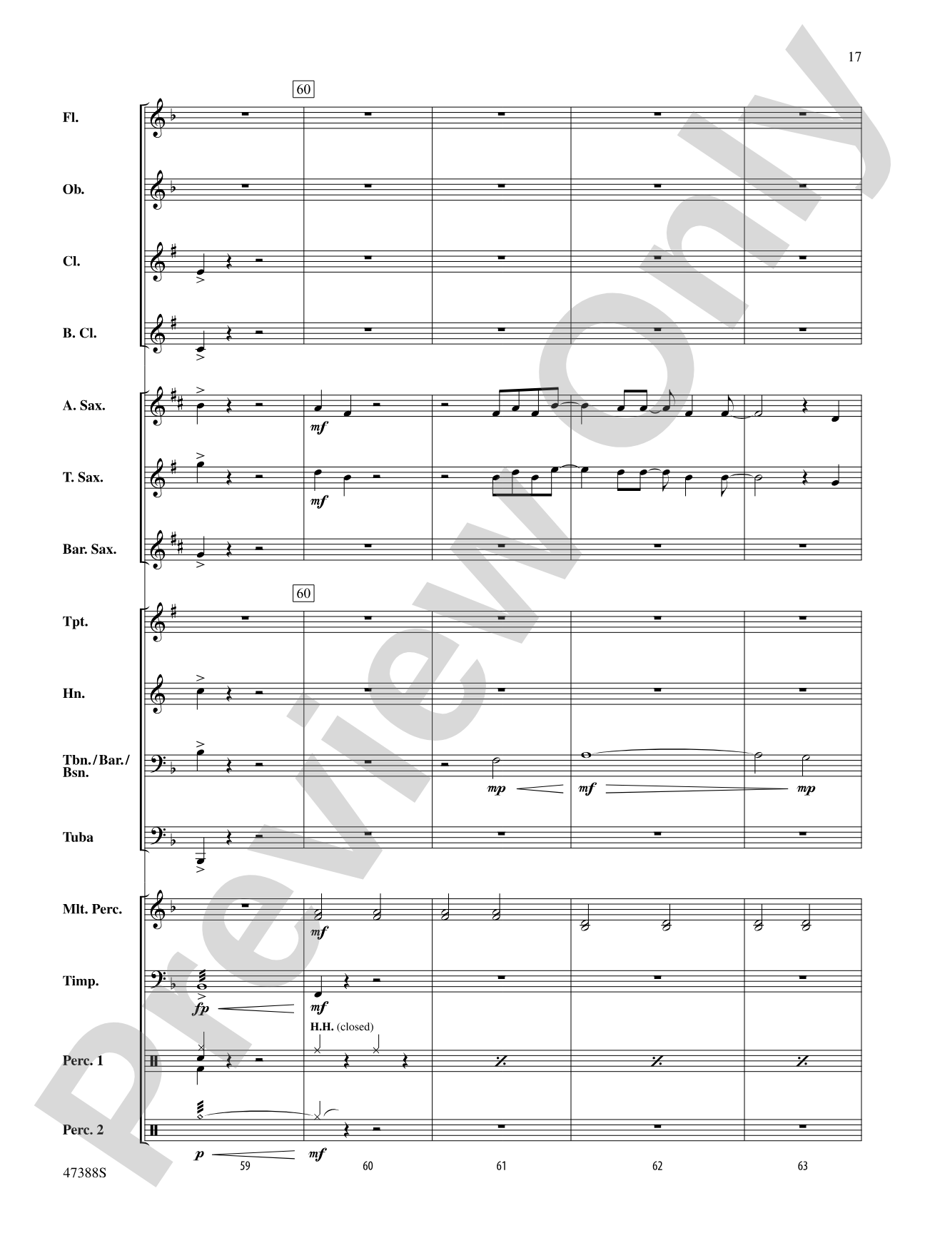 In My Blood: Concert Band Conductor Score & Parts