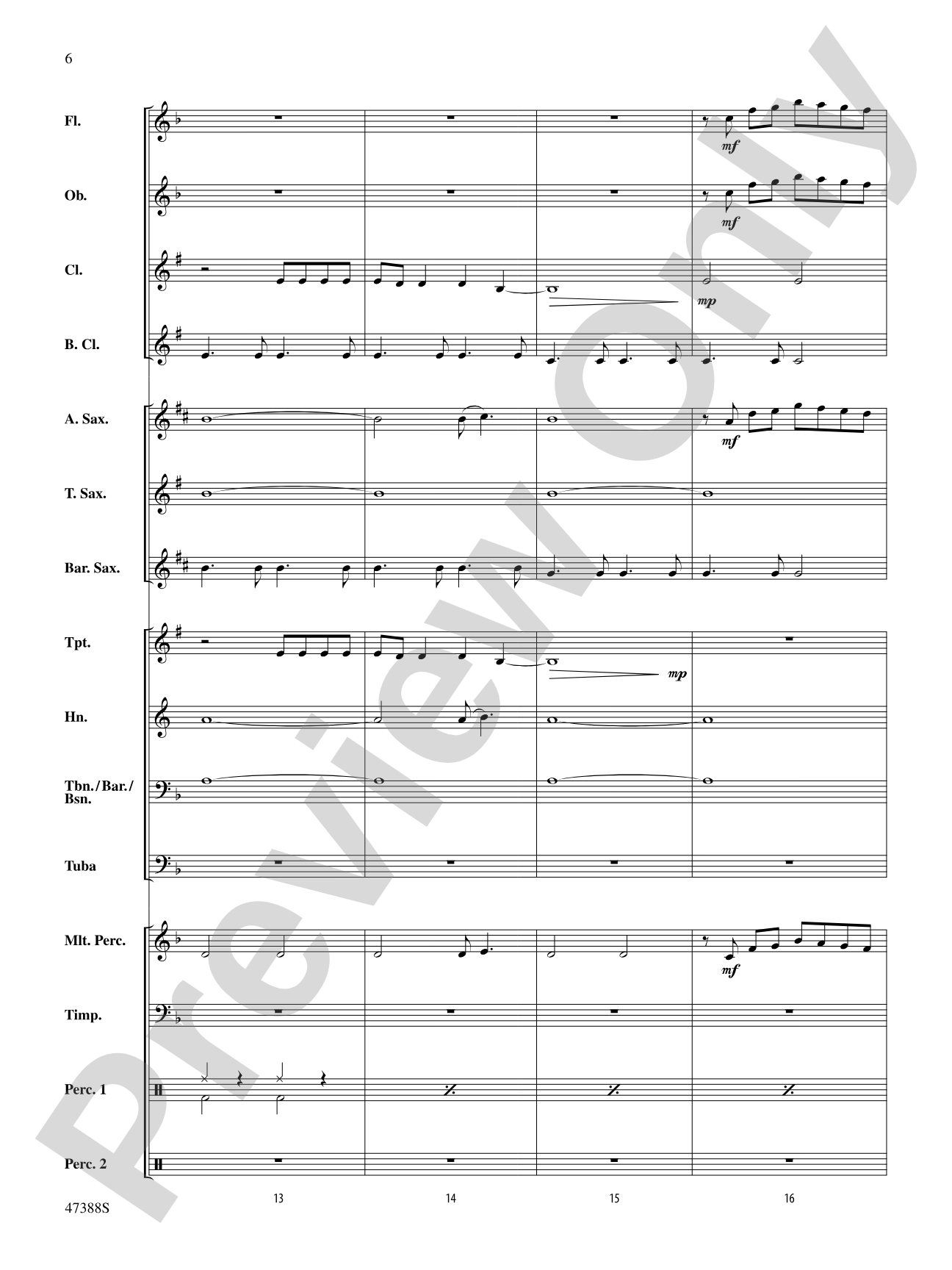In My Blood: Concert Band Conductor Score & Parts