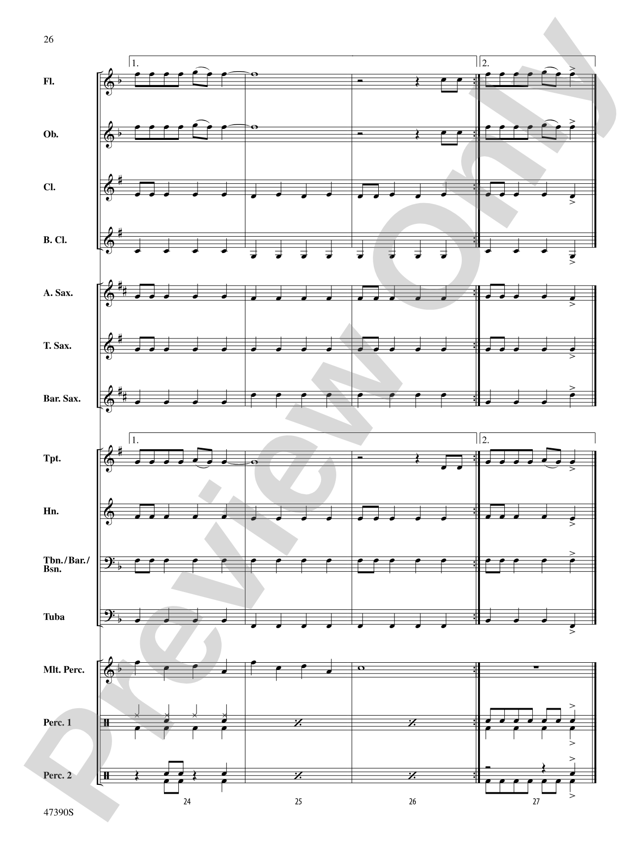 Bruno Mars Four-Pack: Score