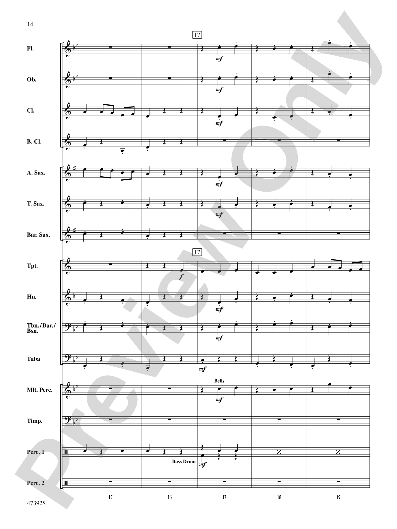 Lincolnshire Posy: Score