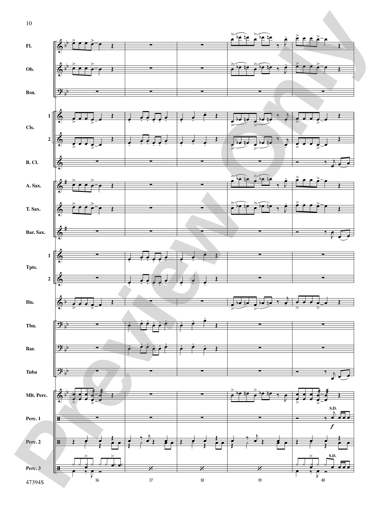 The Banana Boat Song: Concert Band Conductor Score & Parts