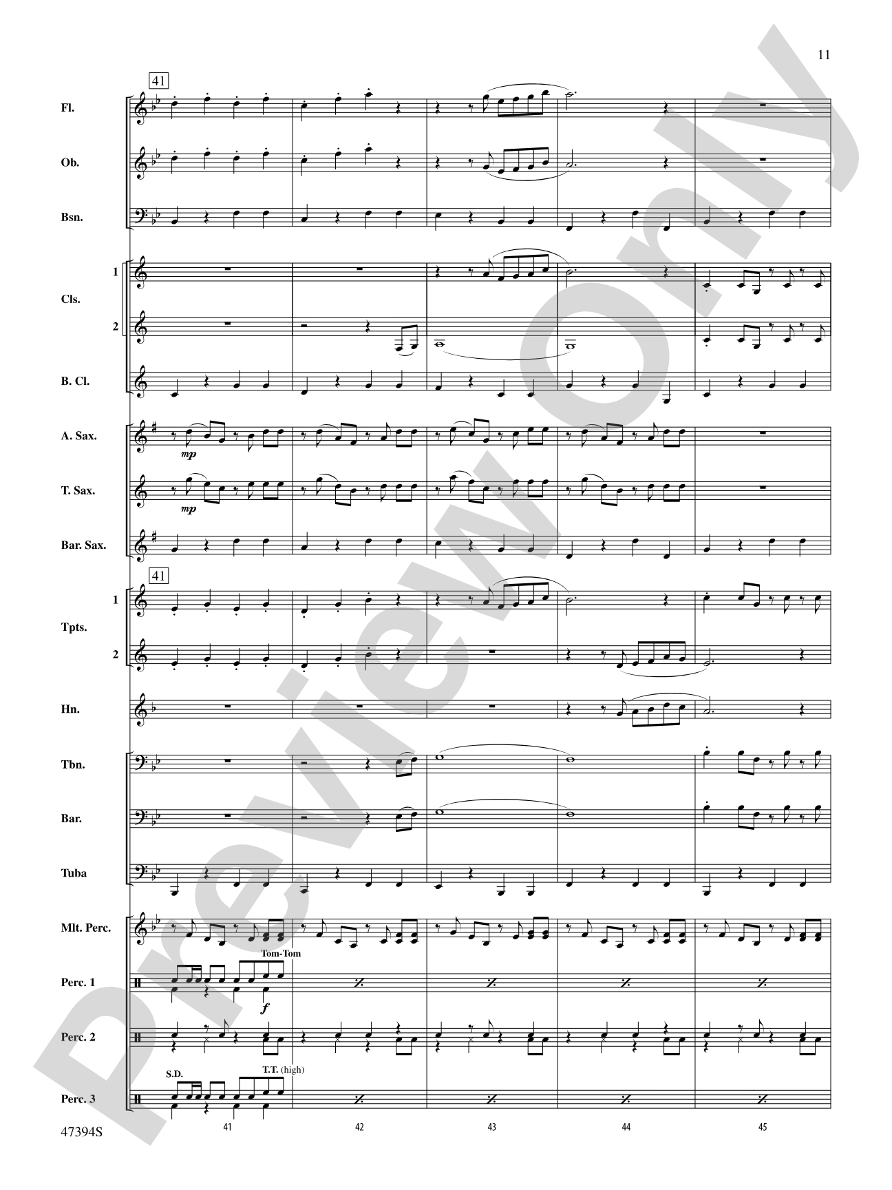 The Banana Boat Song: Concert Band Conductor Score & Parts