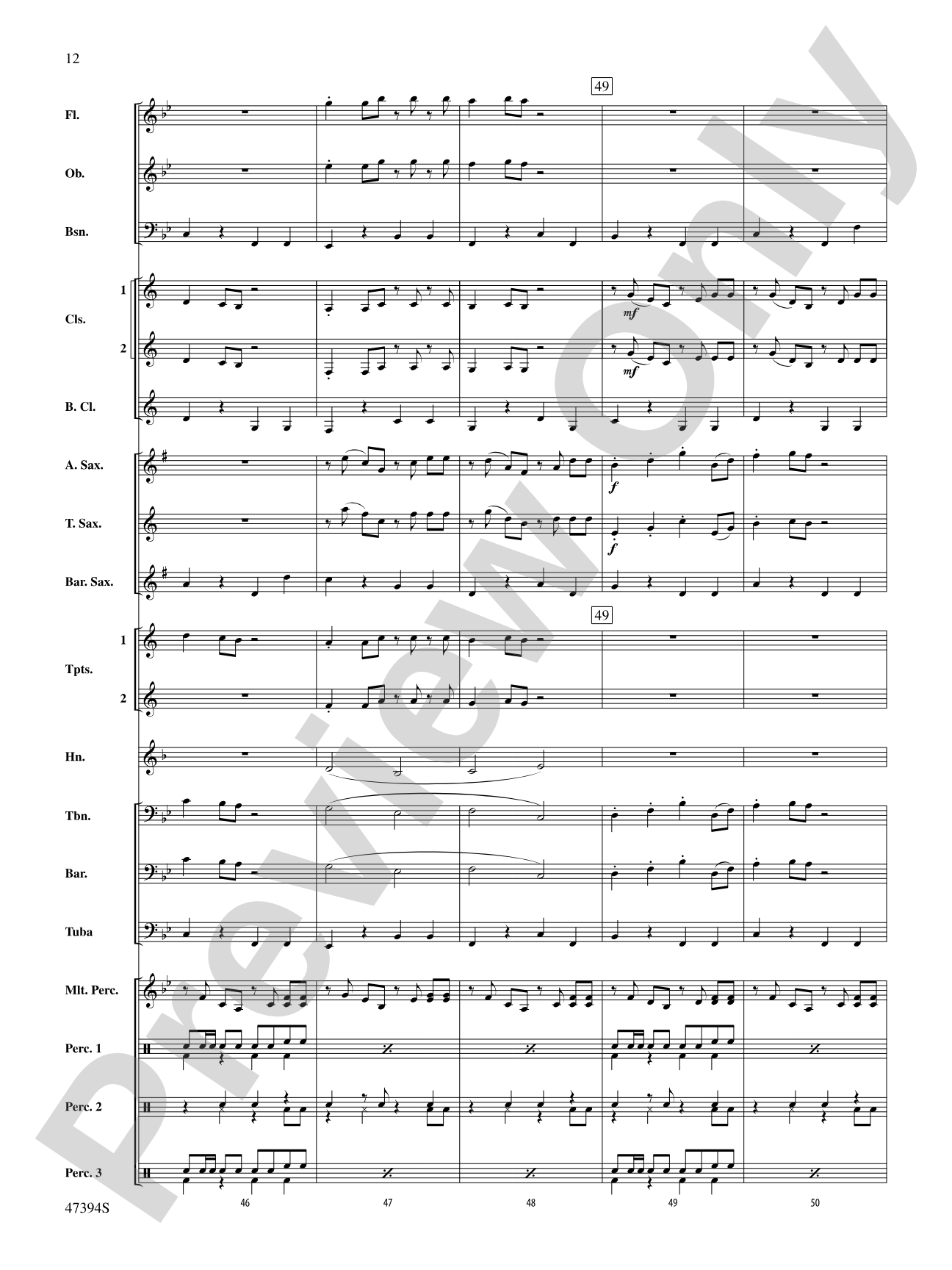 The Banana Boat Song: Concert Band Conductor Score & Parts