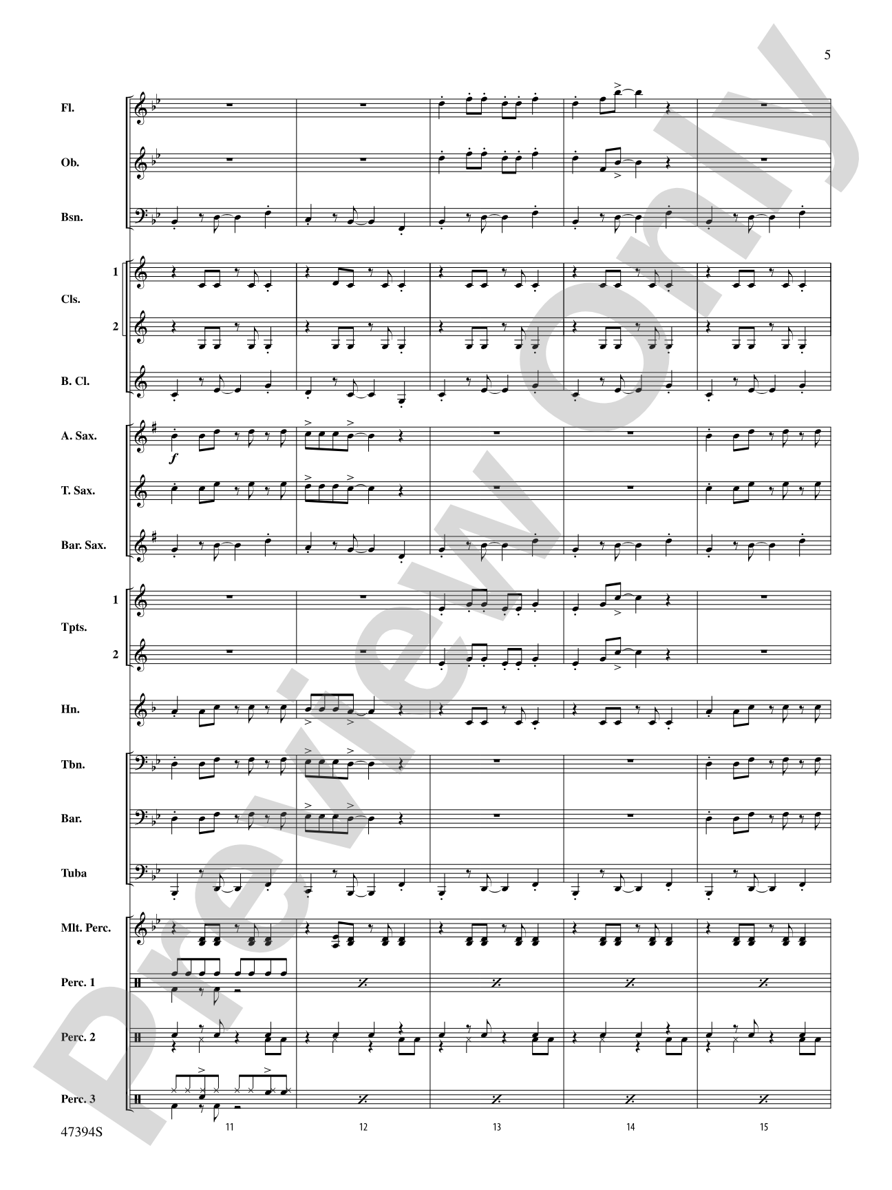 The Banana Boat Song: Concert Band Conductor Score & Parts