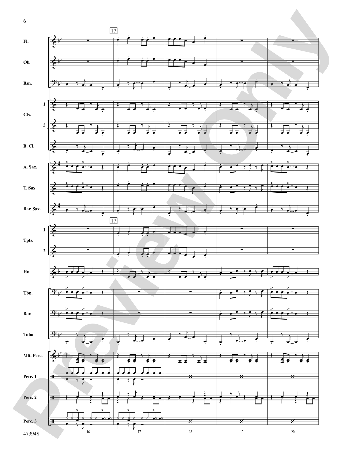 The Banana Boat Song: Concert Band Conductor Score & Parts
