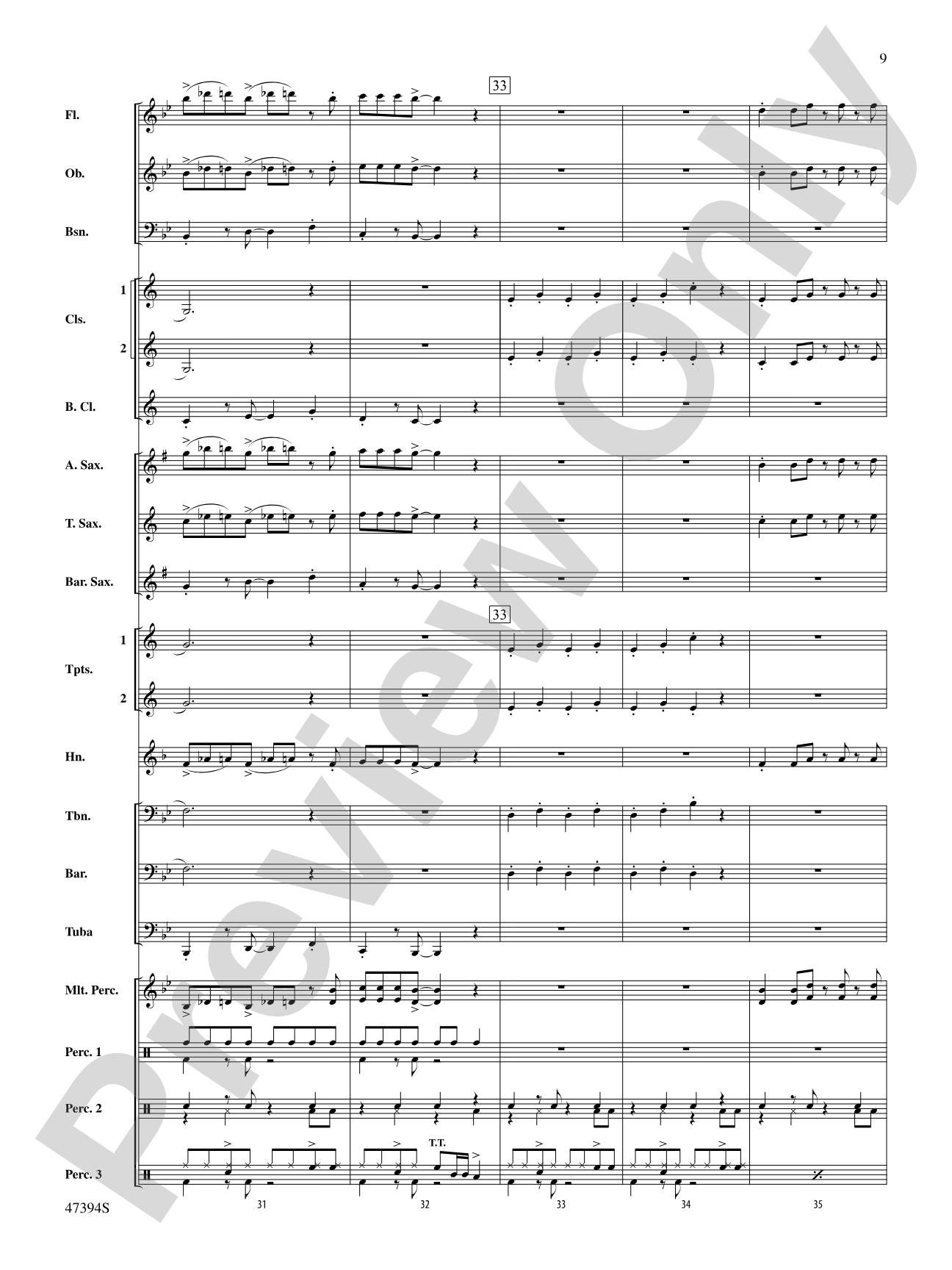 The Banana Boat Song: Concert Band Conductor Score & Parts