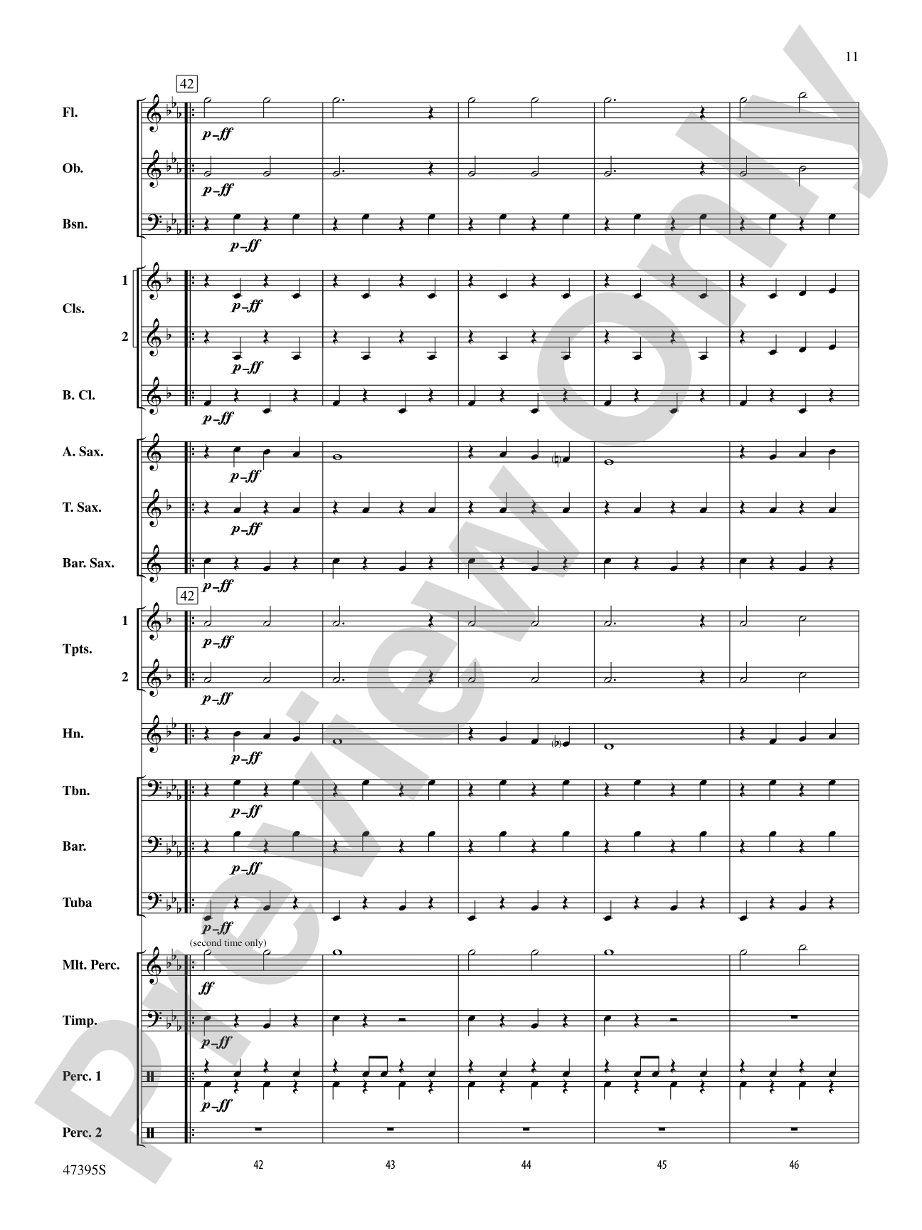 Christmas Celebration on "Military Escort": Concert Band Conductor Score & Parts