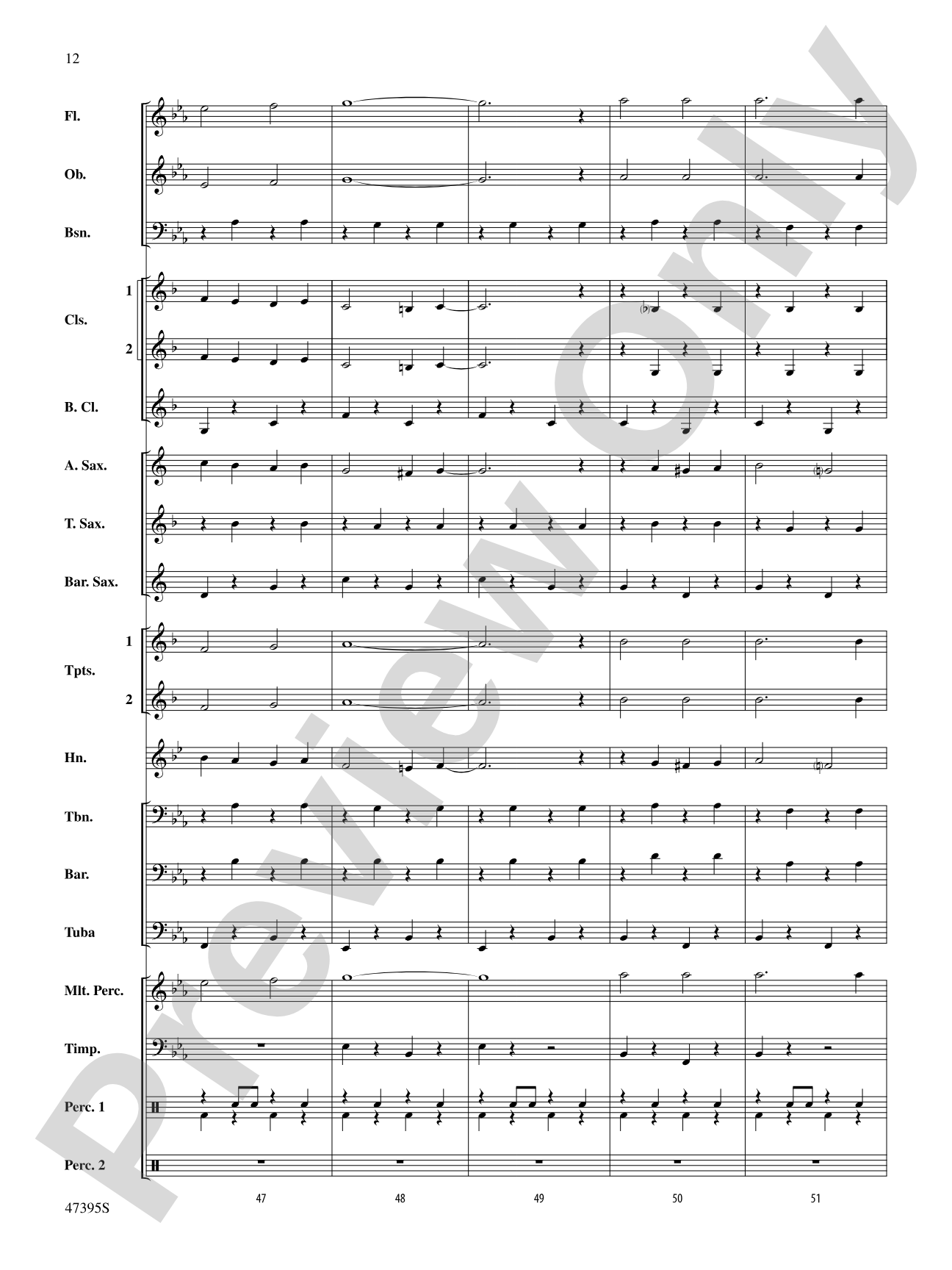 Christmas Celebration on "Military Escort": Concert Band Conductor Score & Parts