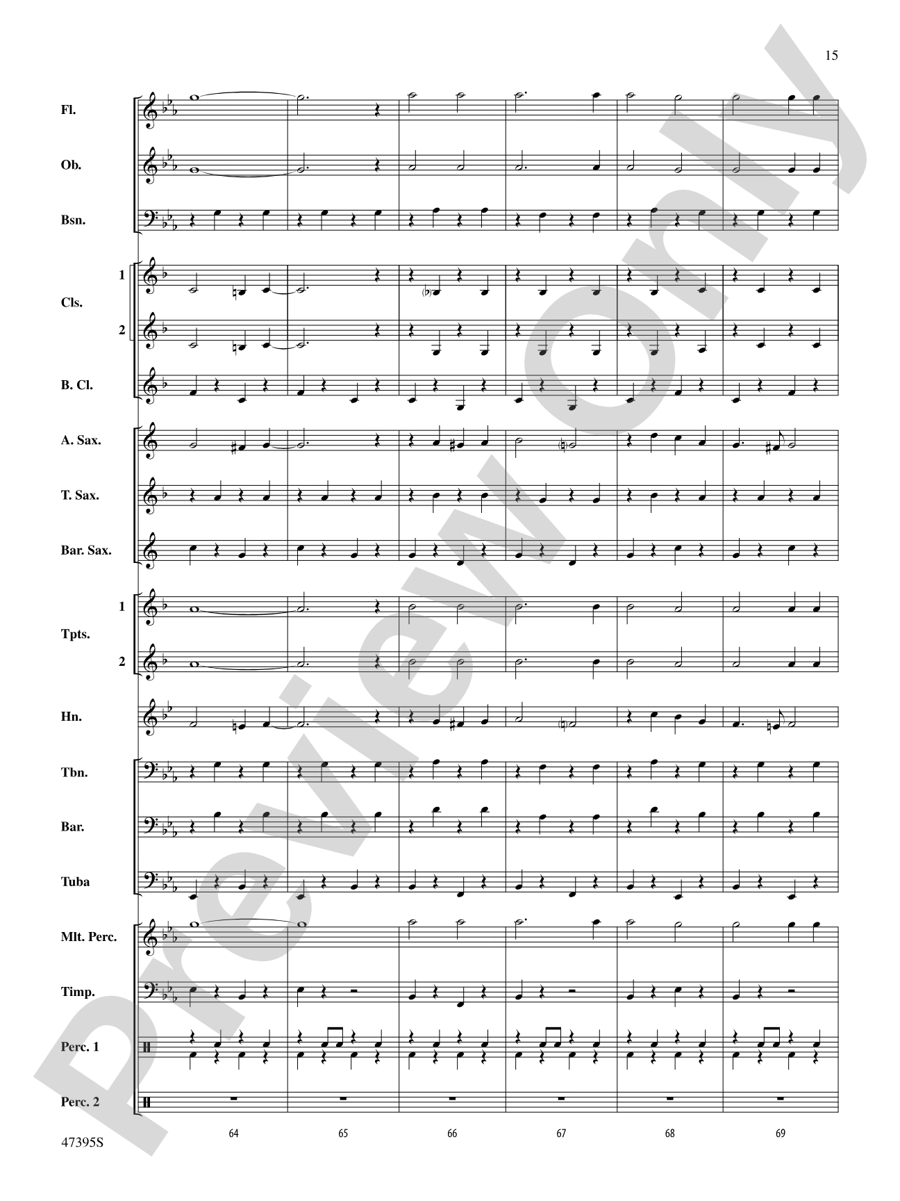Christmas Celebration on "Military Escort": Concert Band Conductor Score & Parts