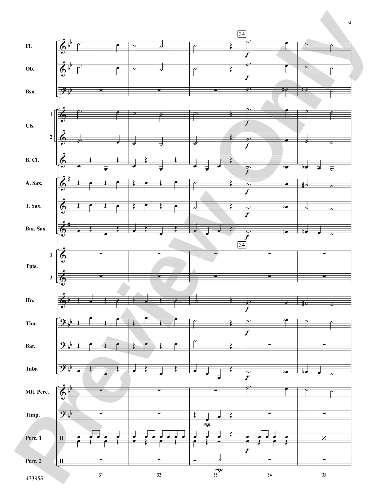 Christmas Celebration on "Military Escort": Concert Band Conductor Score & Parts