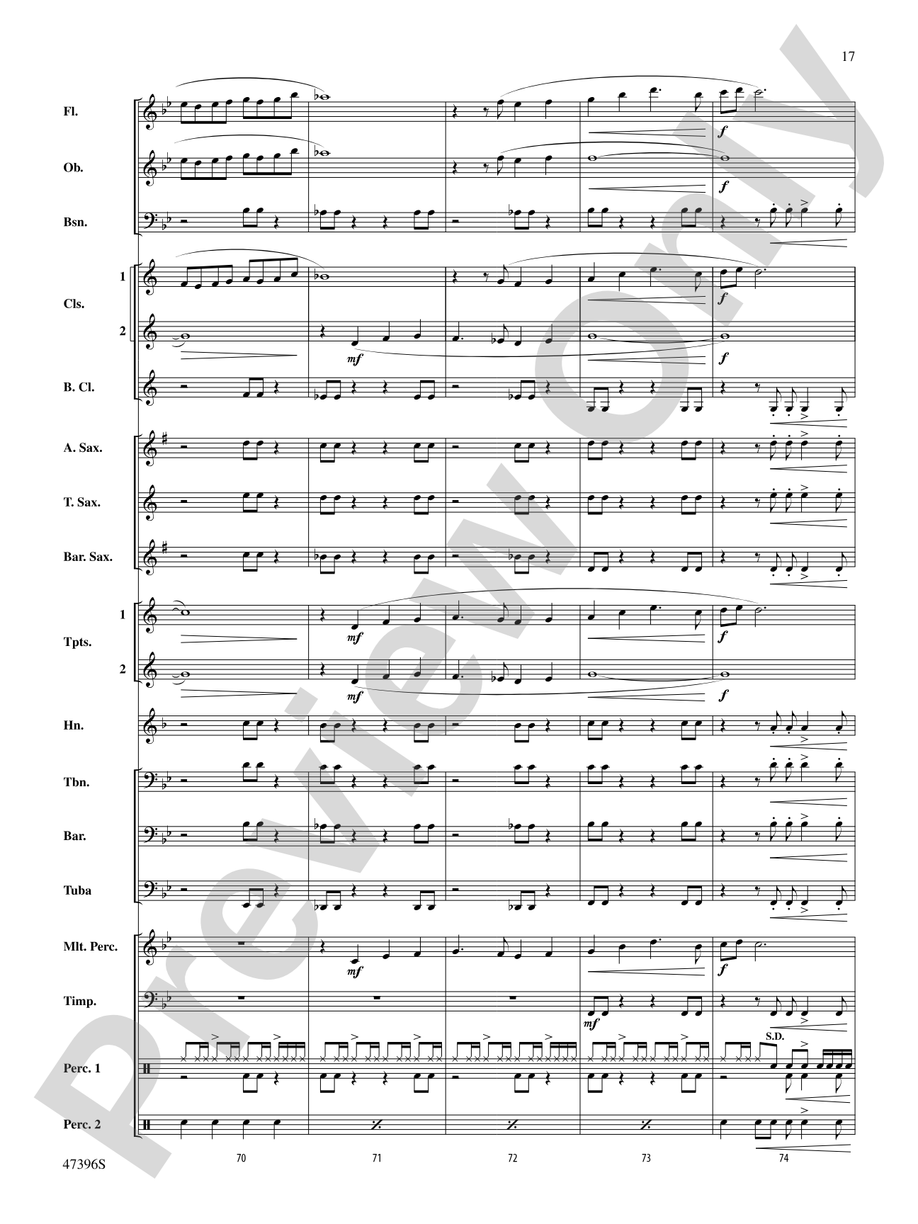 Pathways Uncharted: Concert Band Conductor Score & Parts