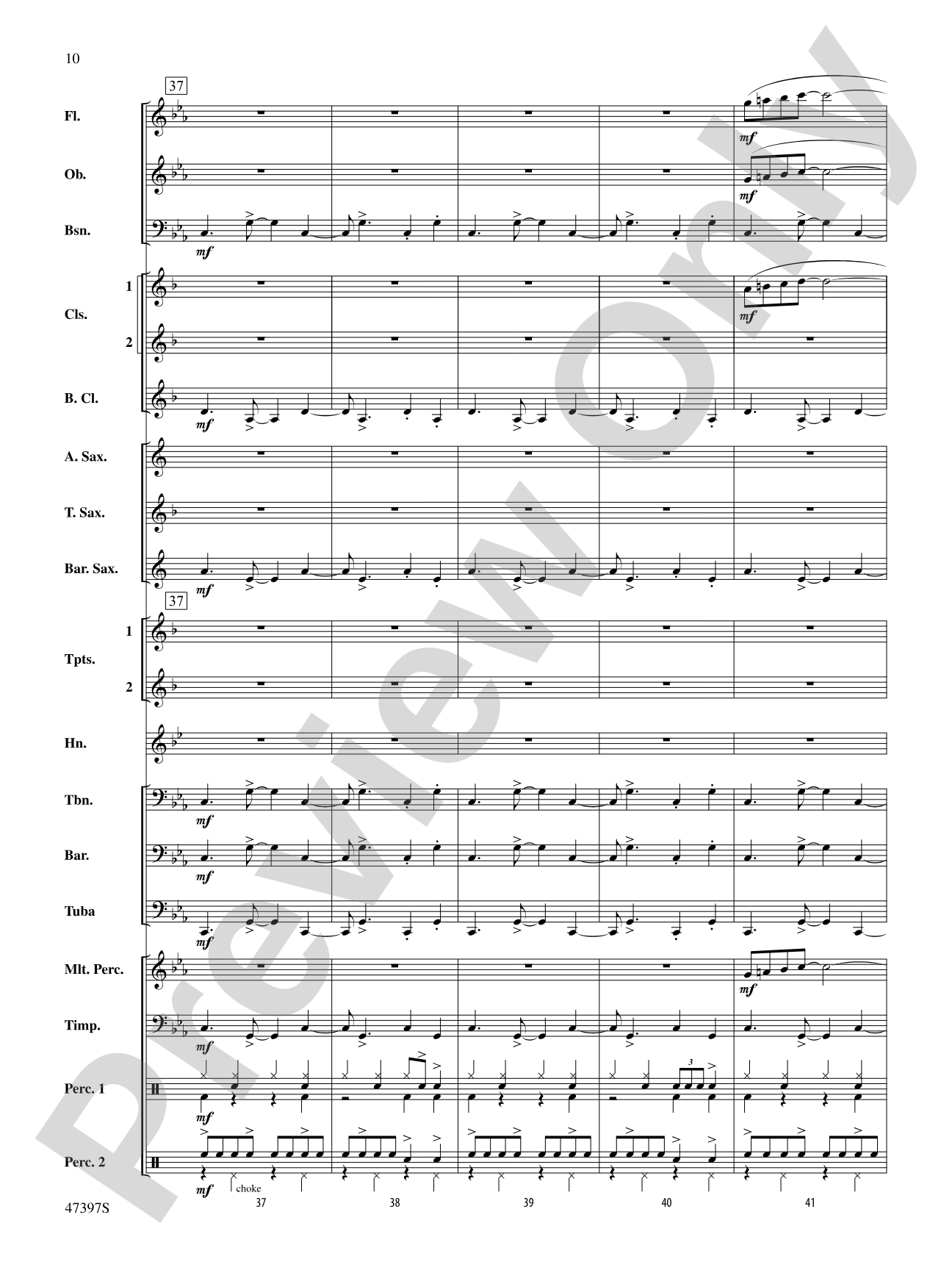 Swingin' Bell Carol: Concert Band Conductor Score & Parts