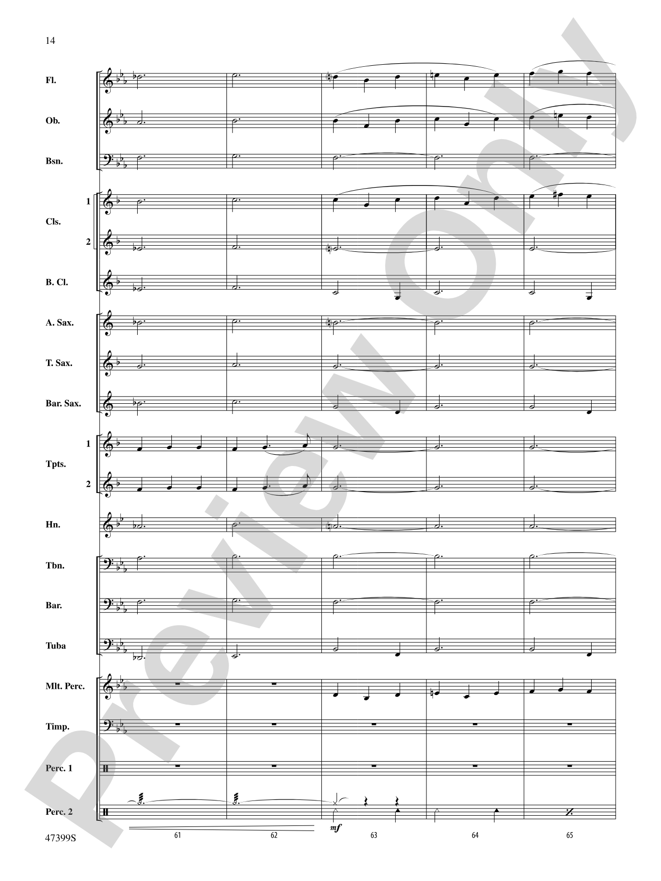 Exhilaration: Concert Band Conductor Score & Parts