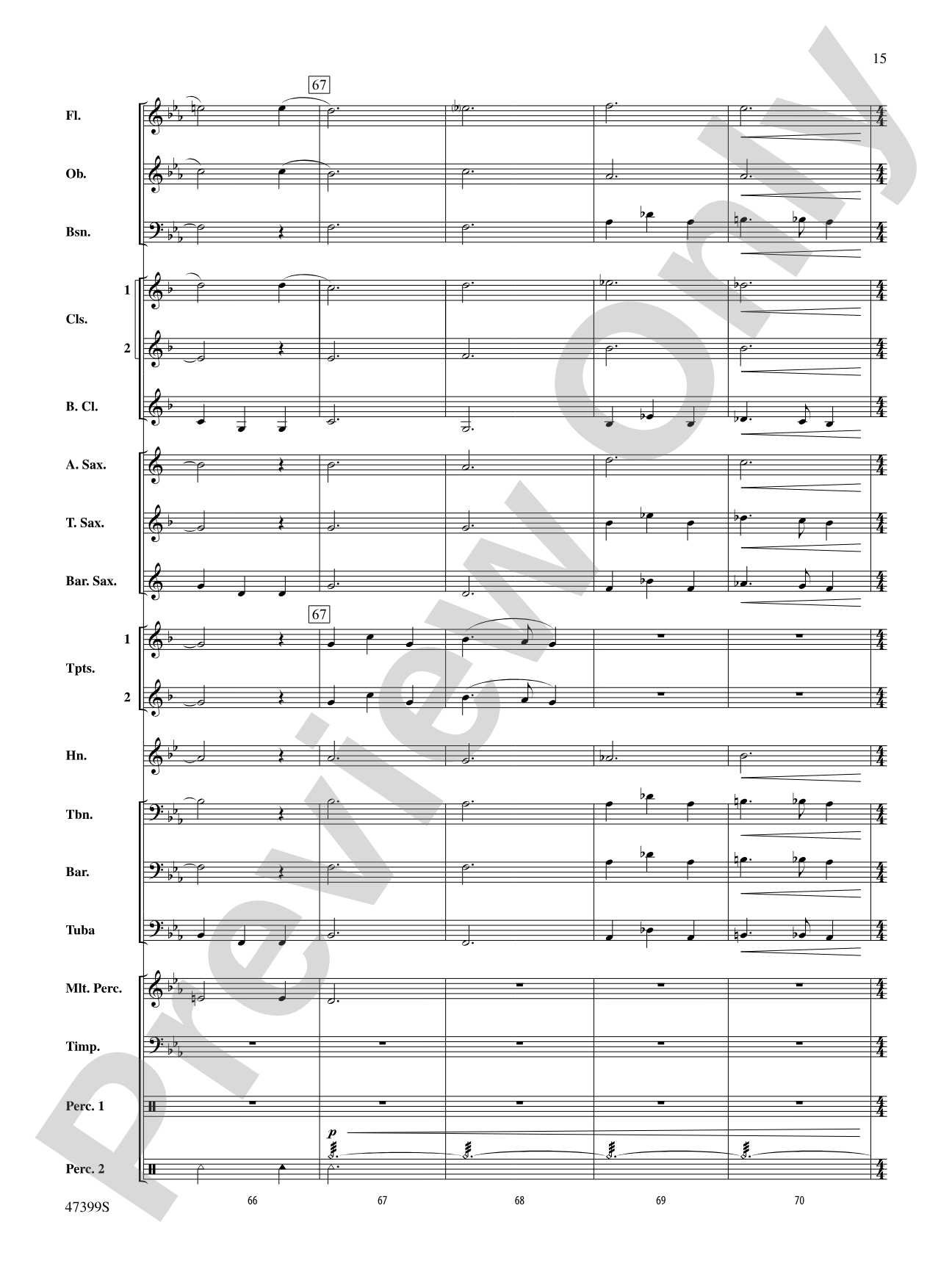 Exhilaration: Concert Band Conductor Score & Parts