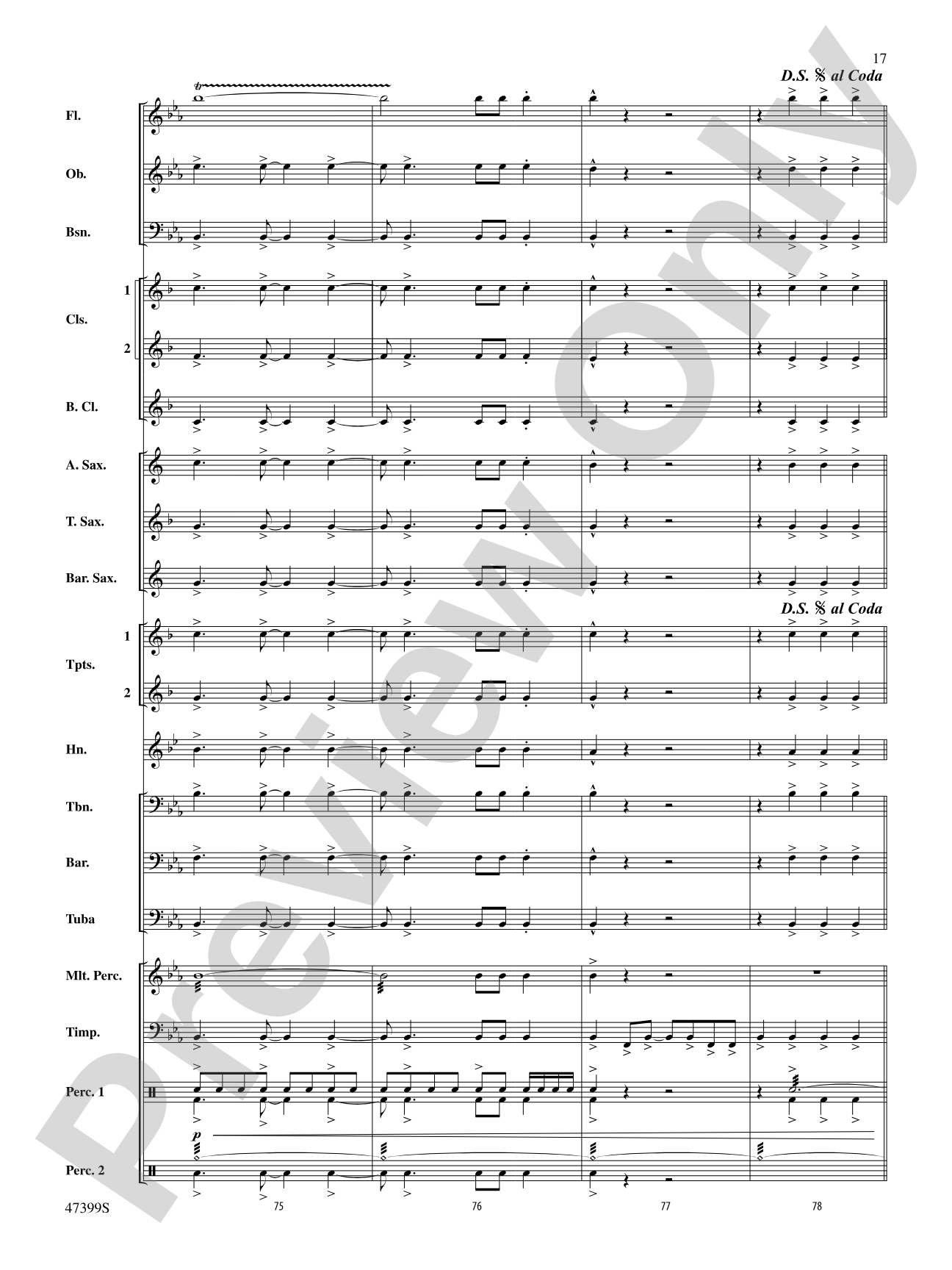 Exhilaration: Concert Band Conductor Score & Parts