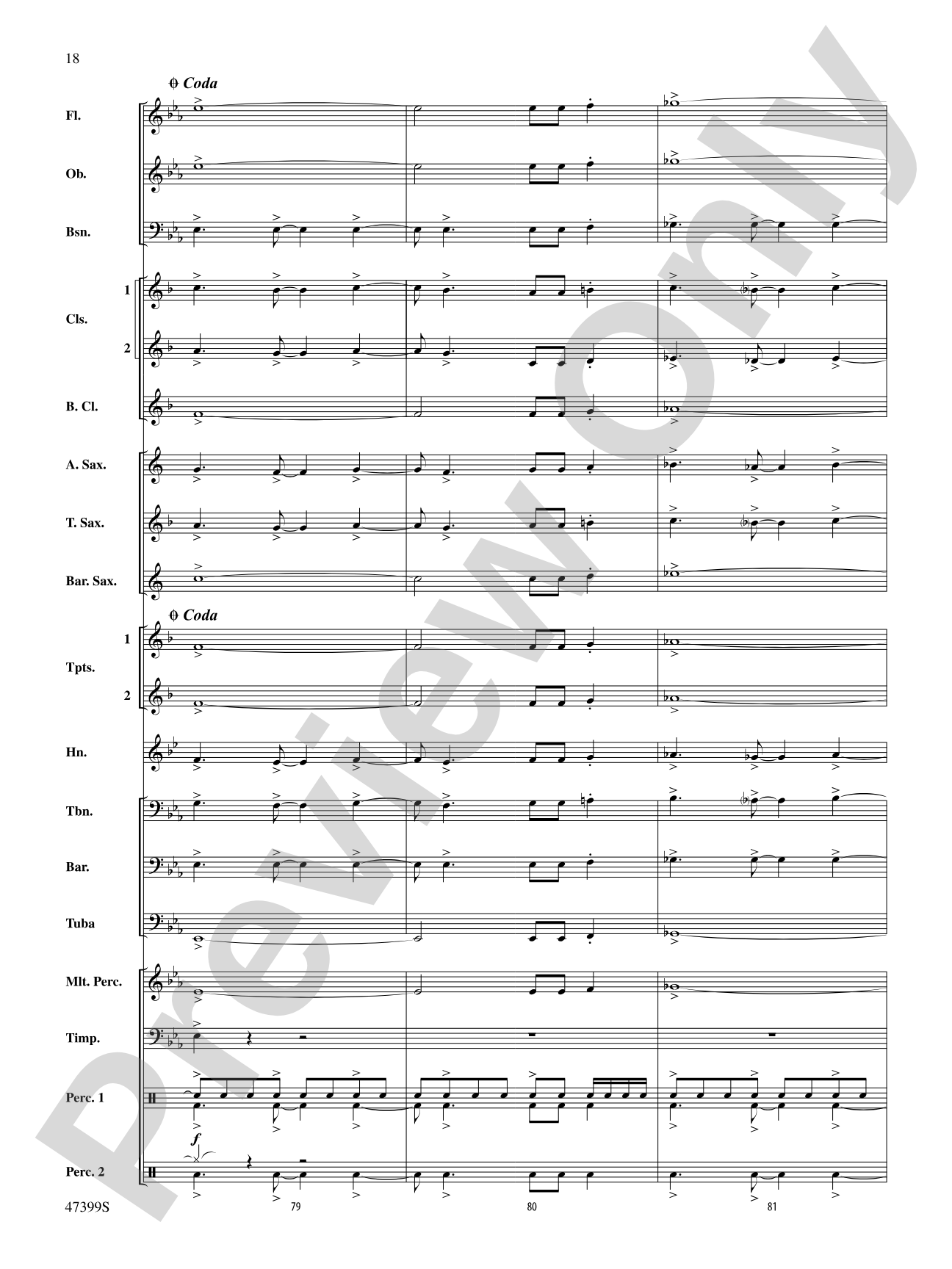 Exhilaration: Concert Band Conductor Score & Parts