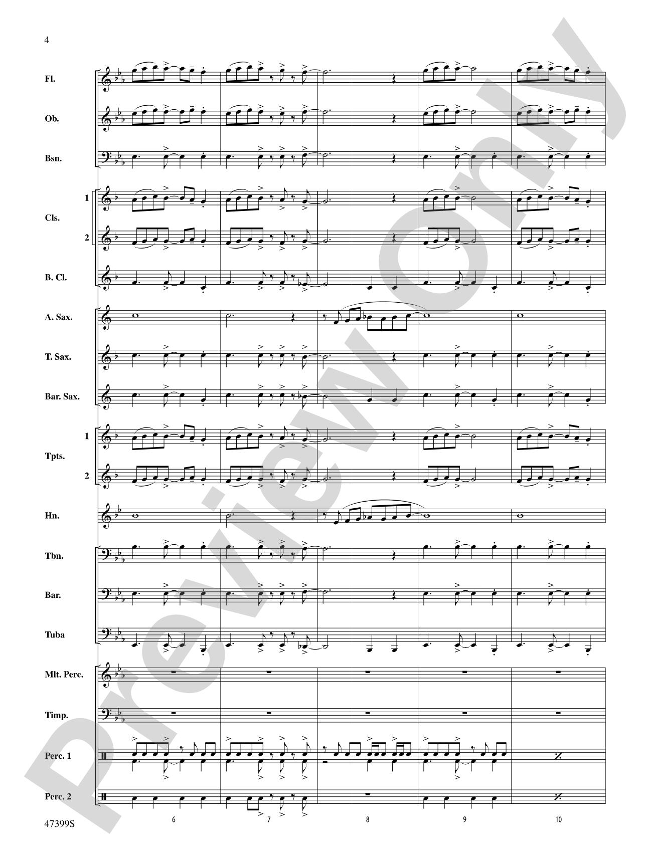 Exhilaration: Concert Band Conductor Score & Parts