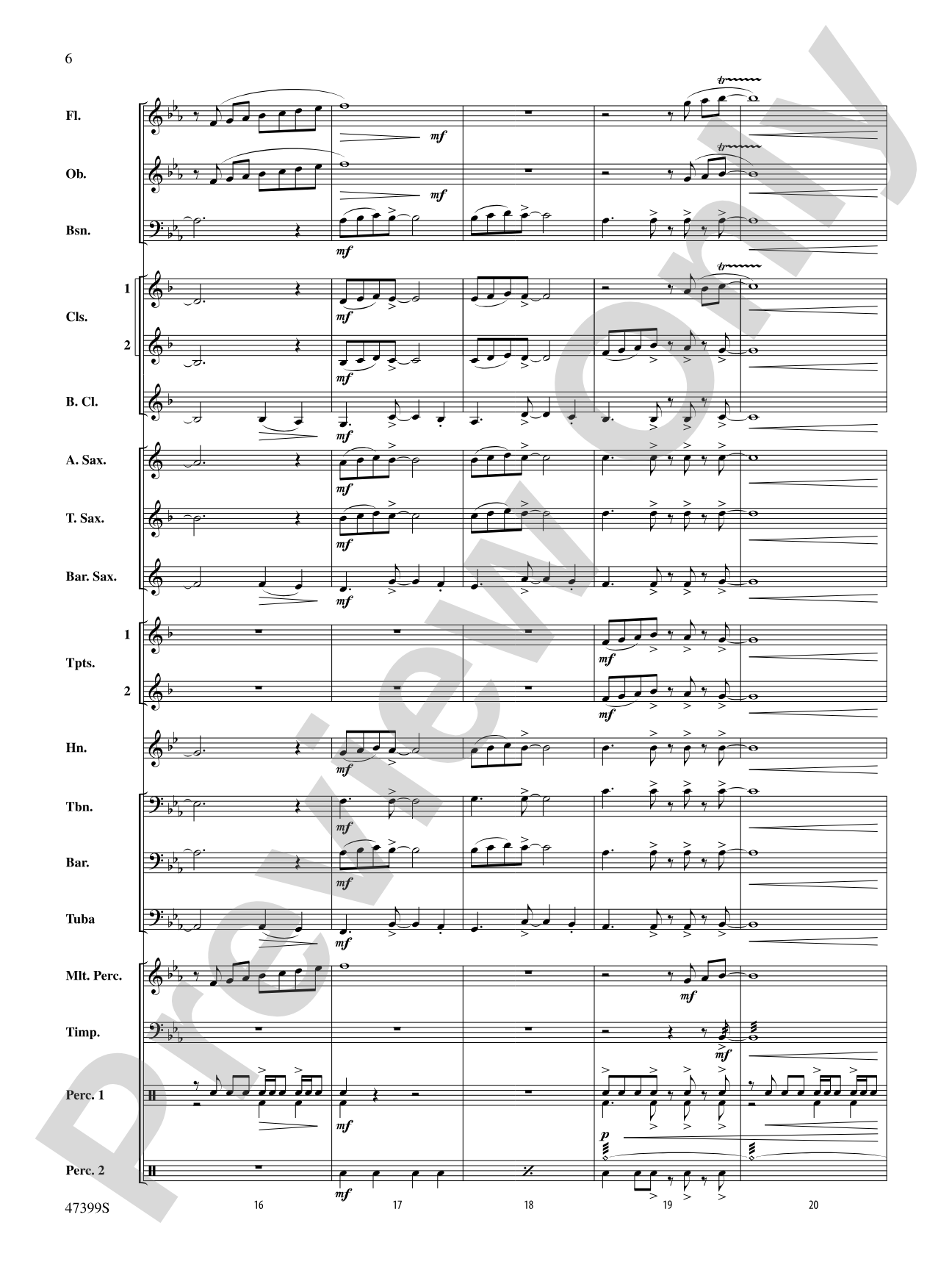 Exhilaration: Concert Band Conductor Score & Parts