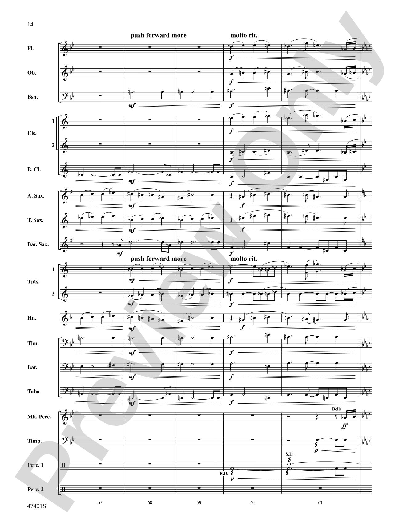 And So He Also Loves the Bow: Concert Band Conductor Score & Parts