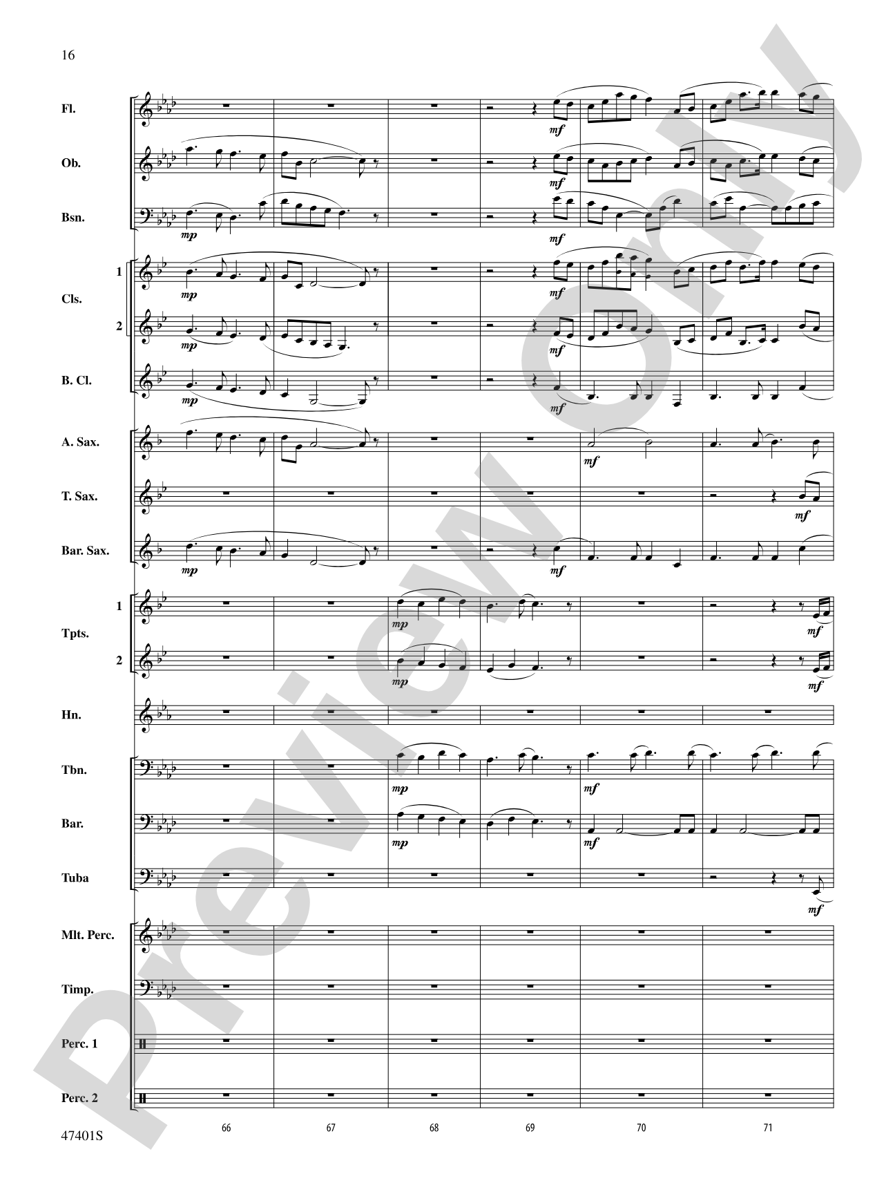 And So He Also Loves the Bow: Concert Band Conductor Score & Parts