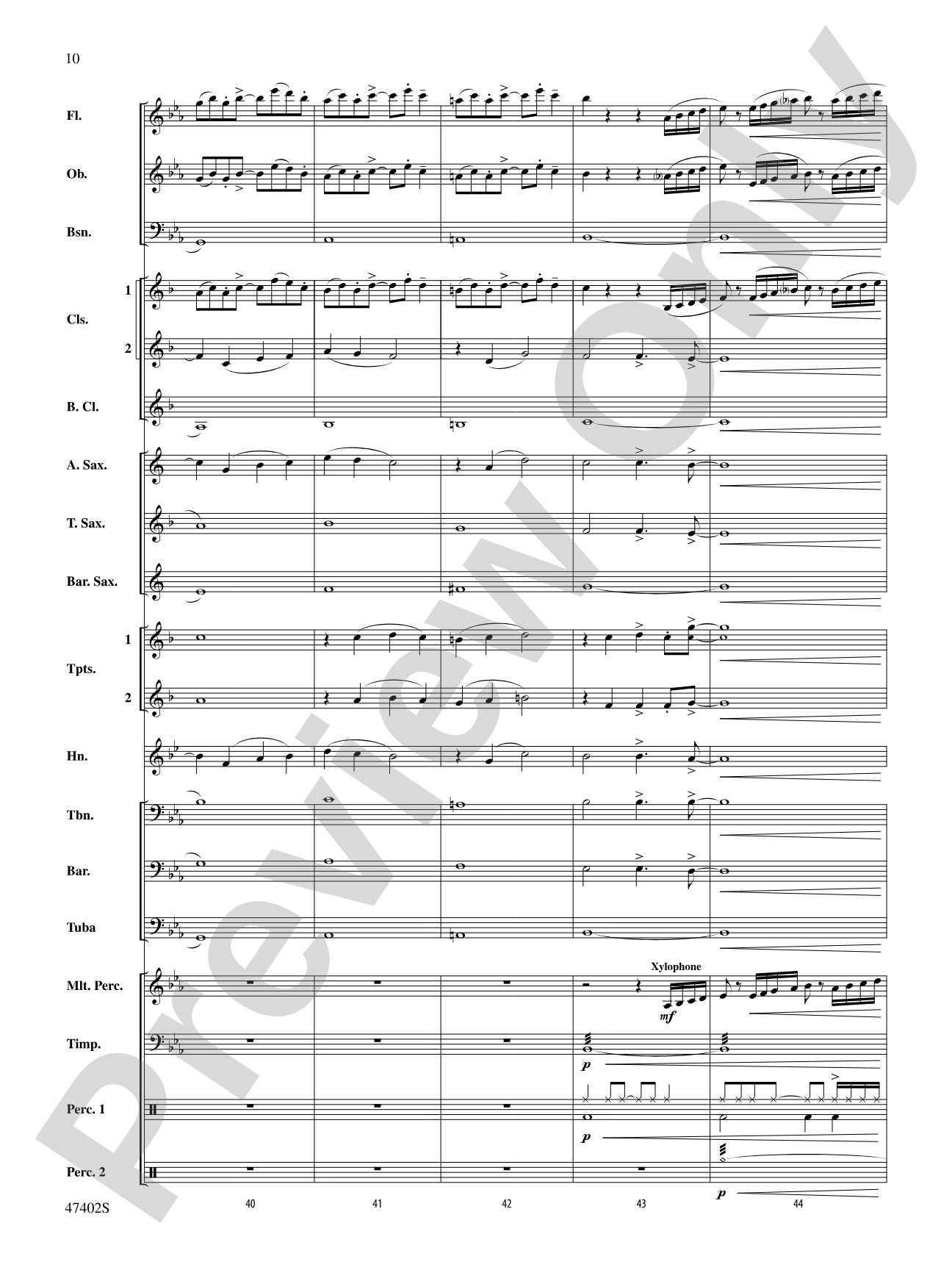 Rhythmicity: Concert Band Conductor Score & Parts