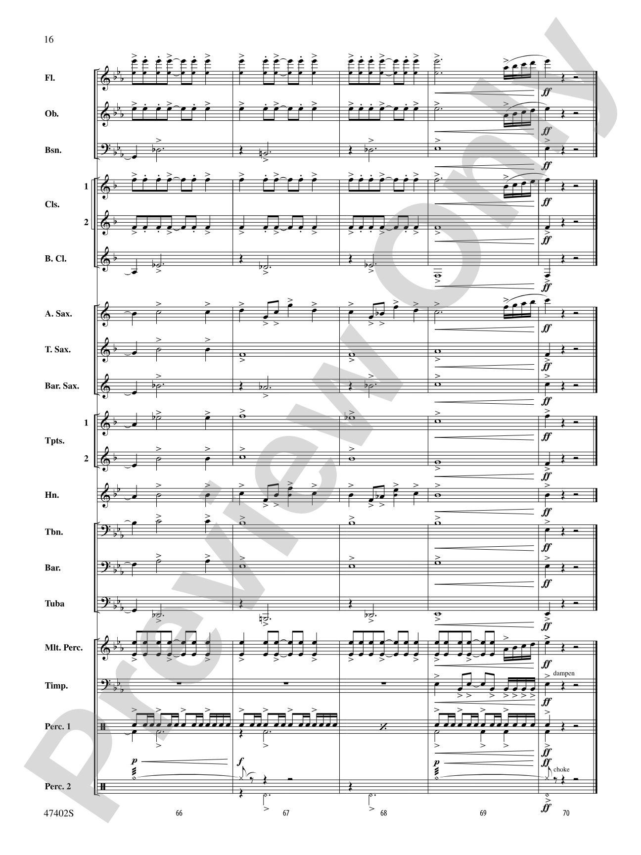 Rhythmicity: Concert Band Conductor Score & Parts