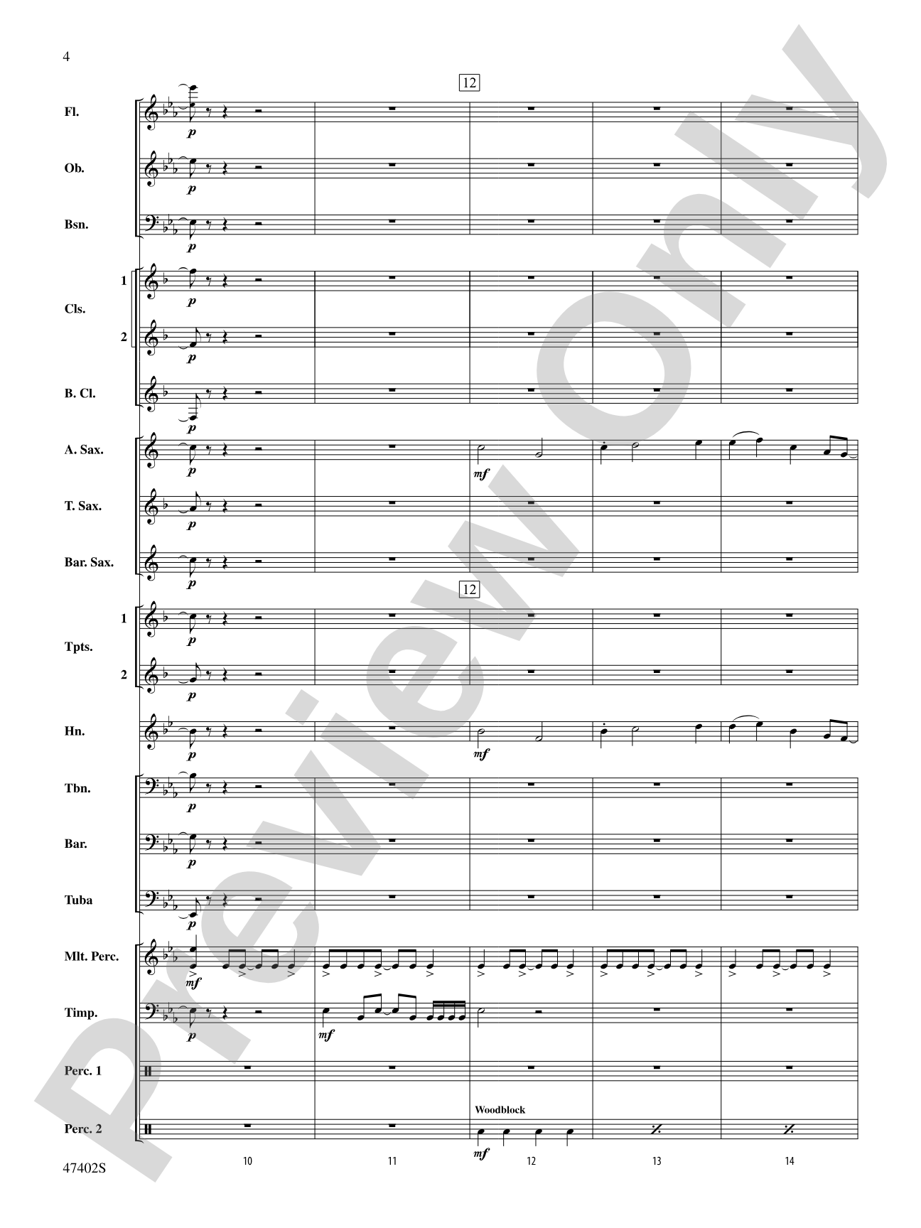 Rhythmicity: Concert Band Conductor Score & Parts
