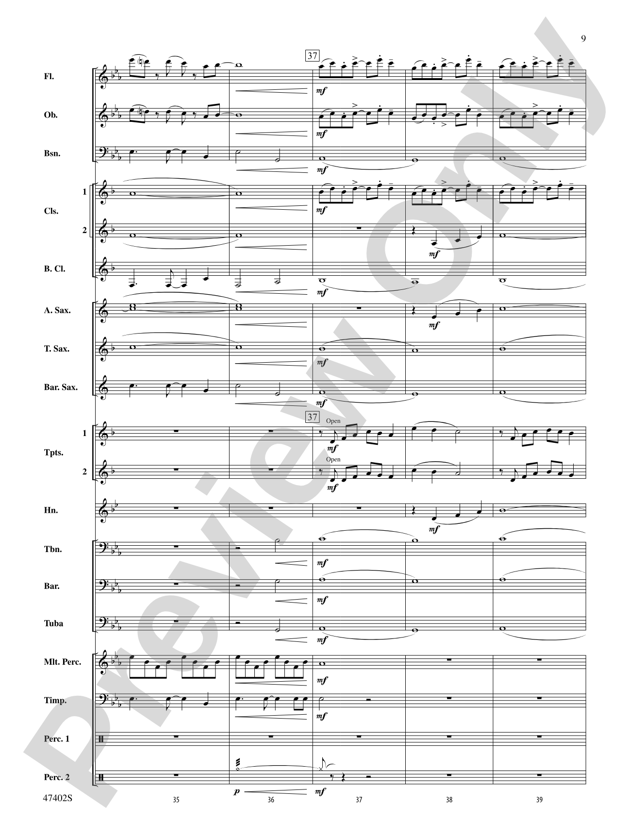 Rhythmicity: Concert Band Conductor Score & Parts