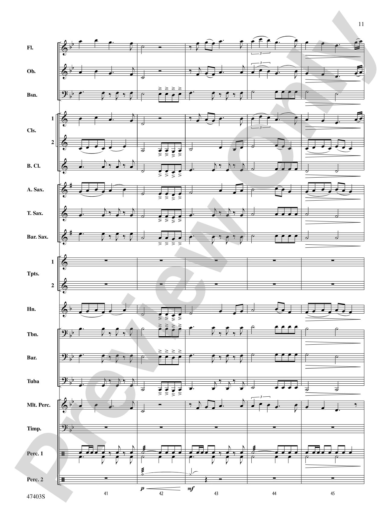 Rainbow in a Cloud: Concert Band Conductor Score & Parts