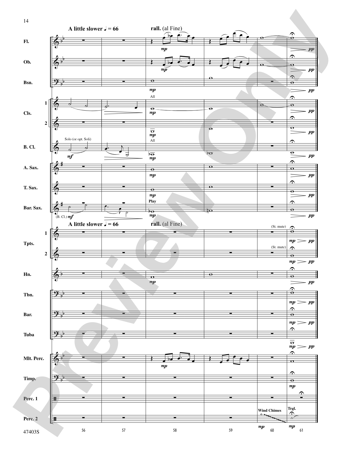 Rainbow in a Cloud: Concert Band Conductor Score & Parts