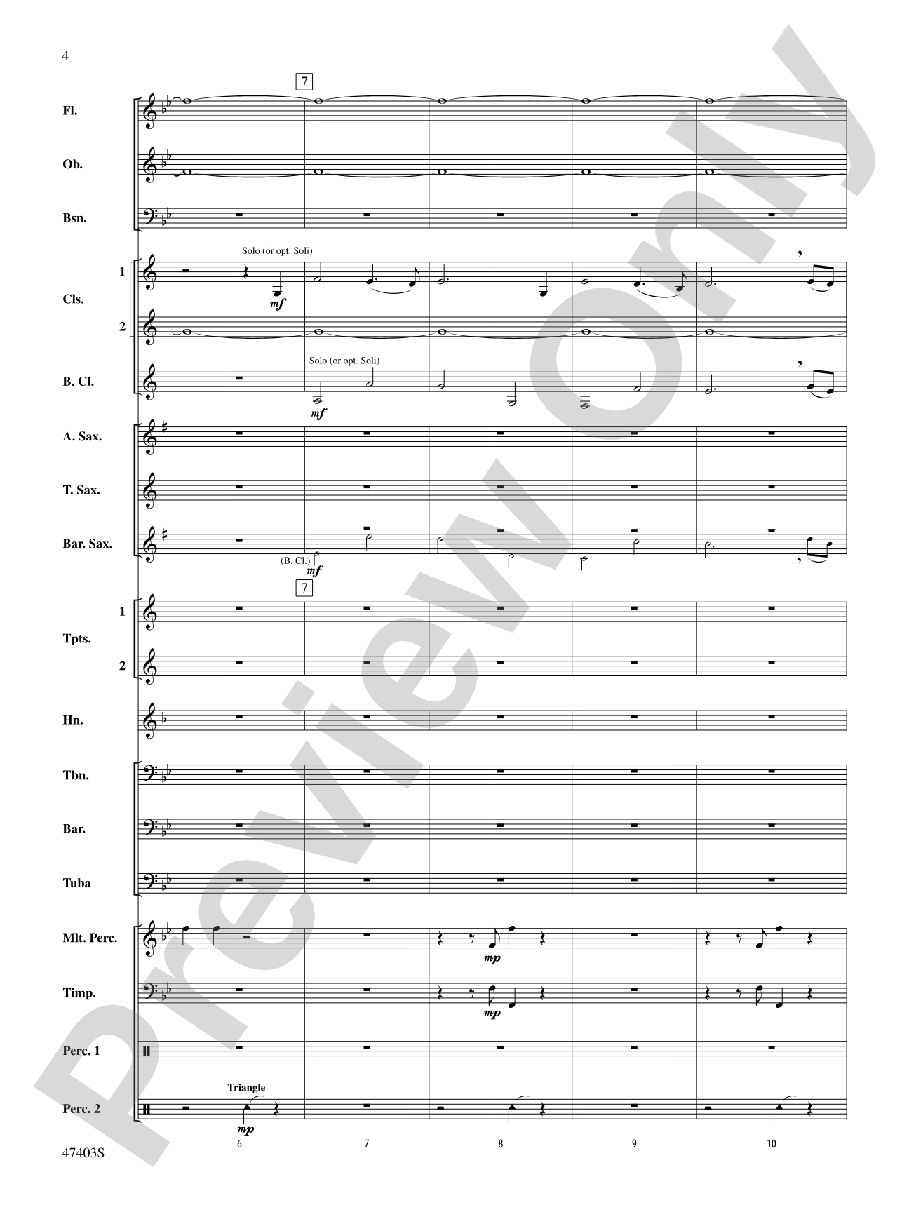 Rainbow in a Cloud: Concert Band Conductor Score & Parts