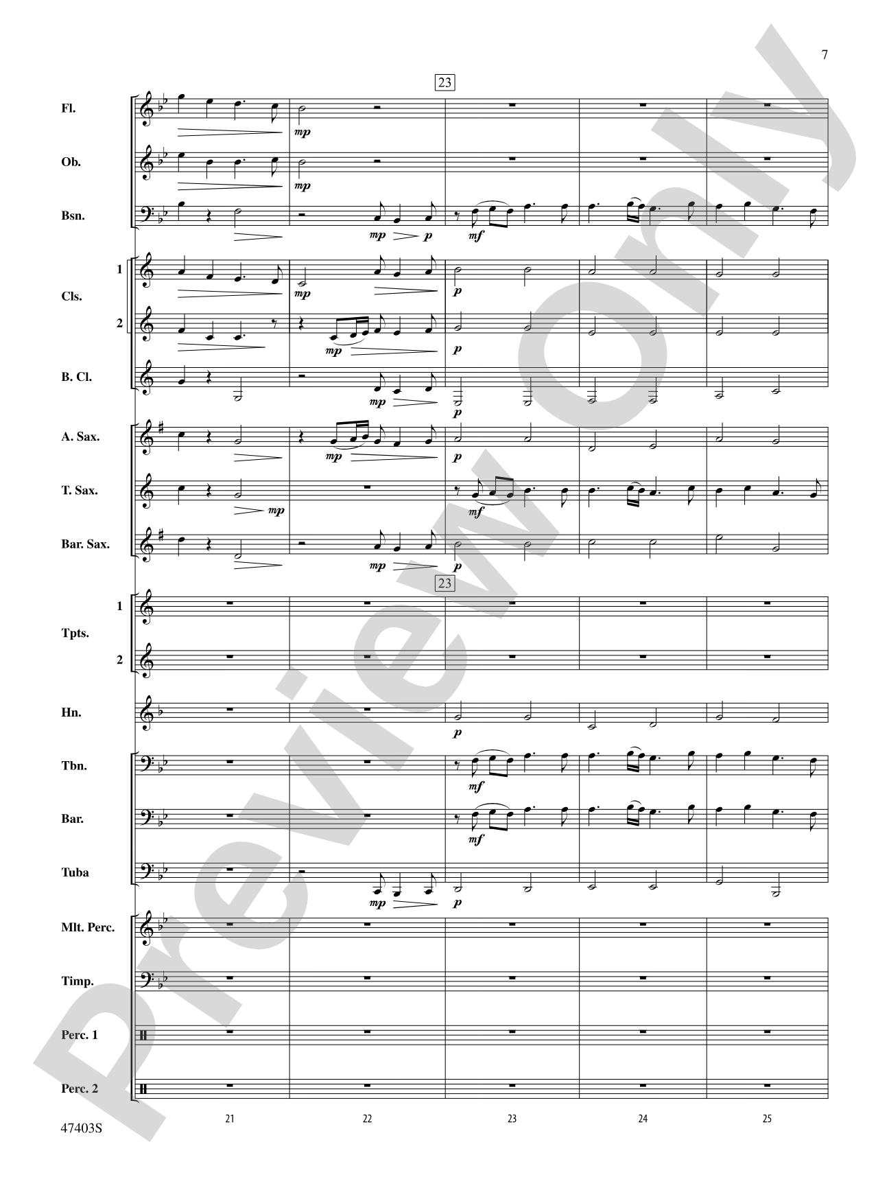 Rainbow in a Cloud: Concert Band Conductor Score & Parts